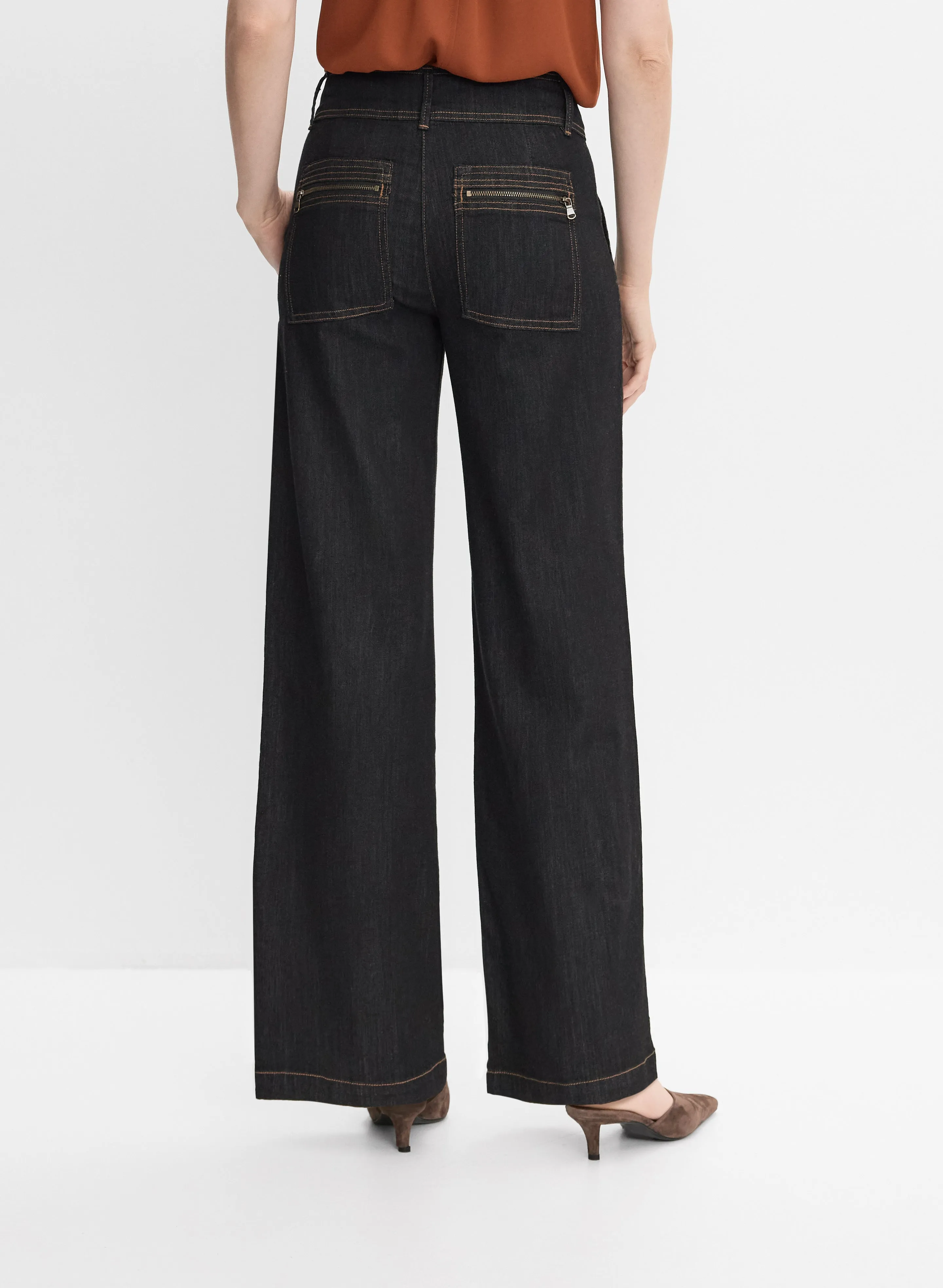 Utility Wide-Leg Jeans sold by Melanie Lyne product image thumbnail 2