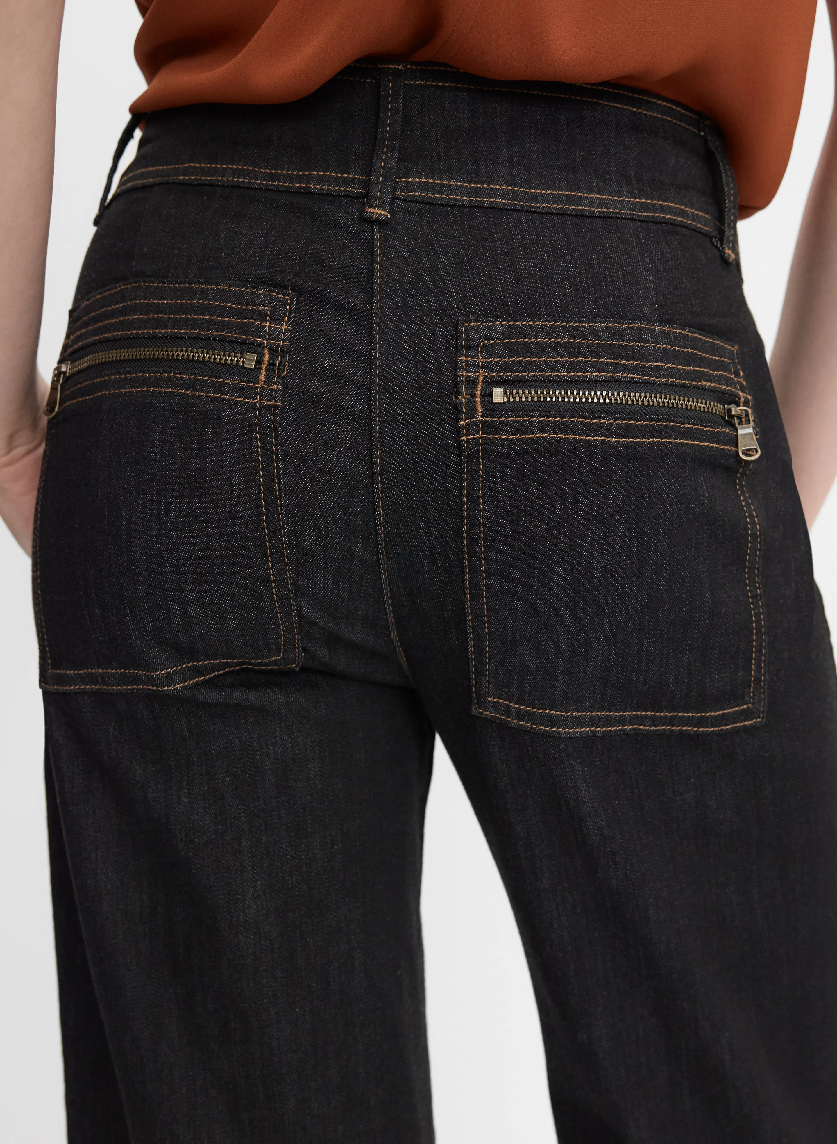 Utility Wide-Leg Jeans sold by Melanie Lyne product image thumbnail 4