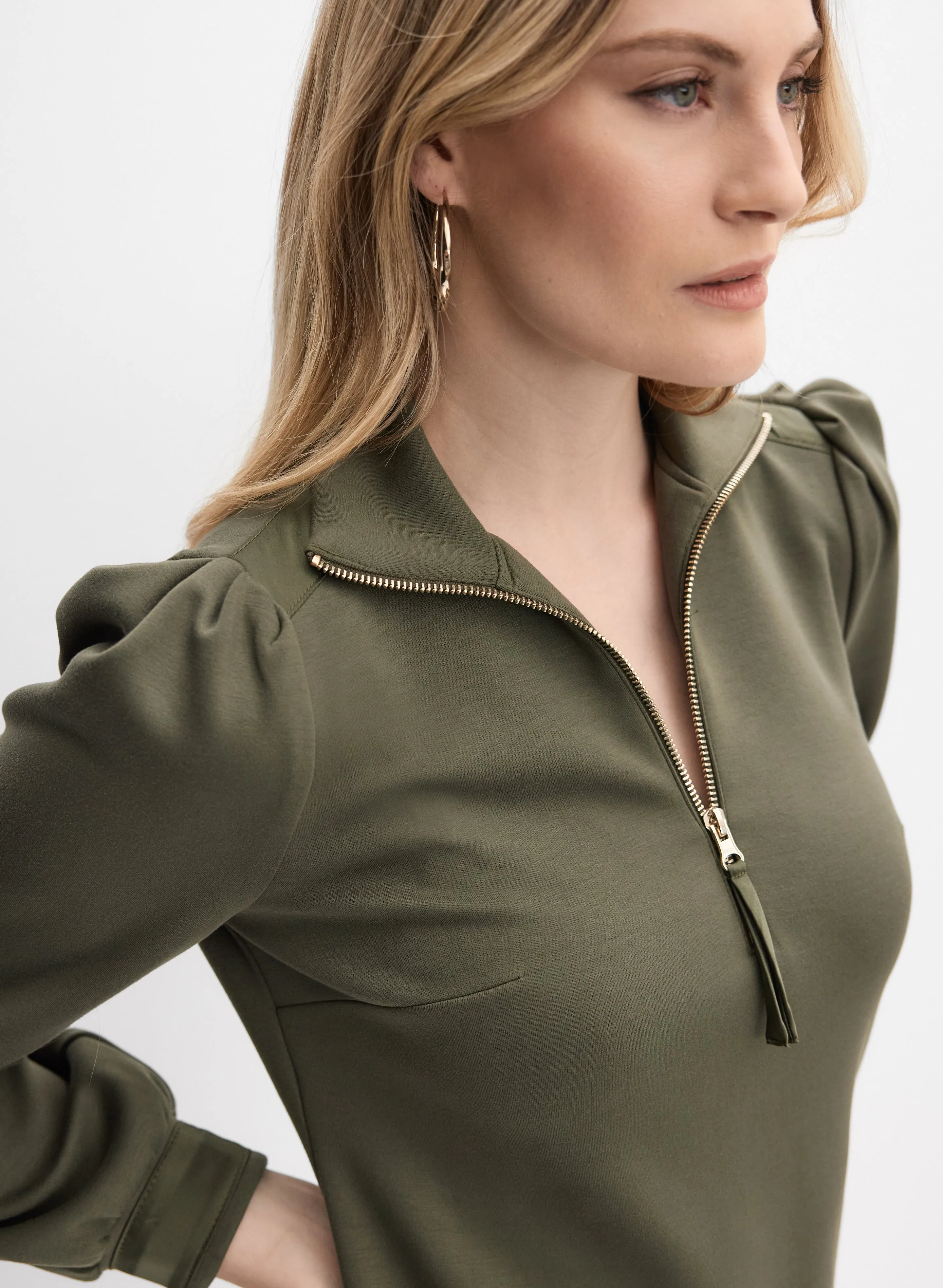 Joseph Ribkoff - Half-Zip Dress sold by Melanie Lyne product image thumbnail 4