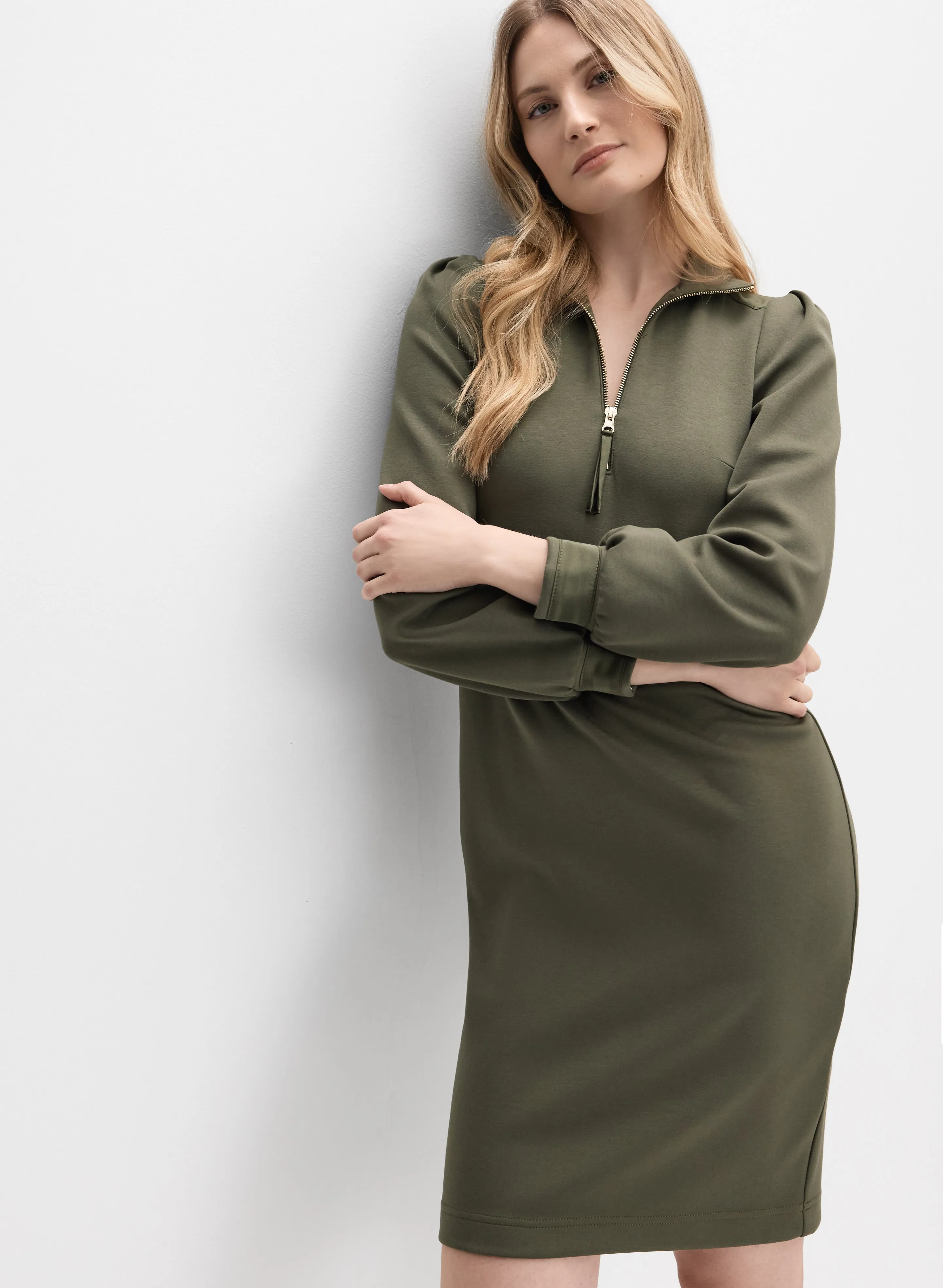 Joseph Ribkoff - Half-Zip Dress sold by Melanie Lyne product image thumbnail 3