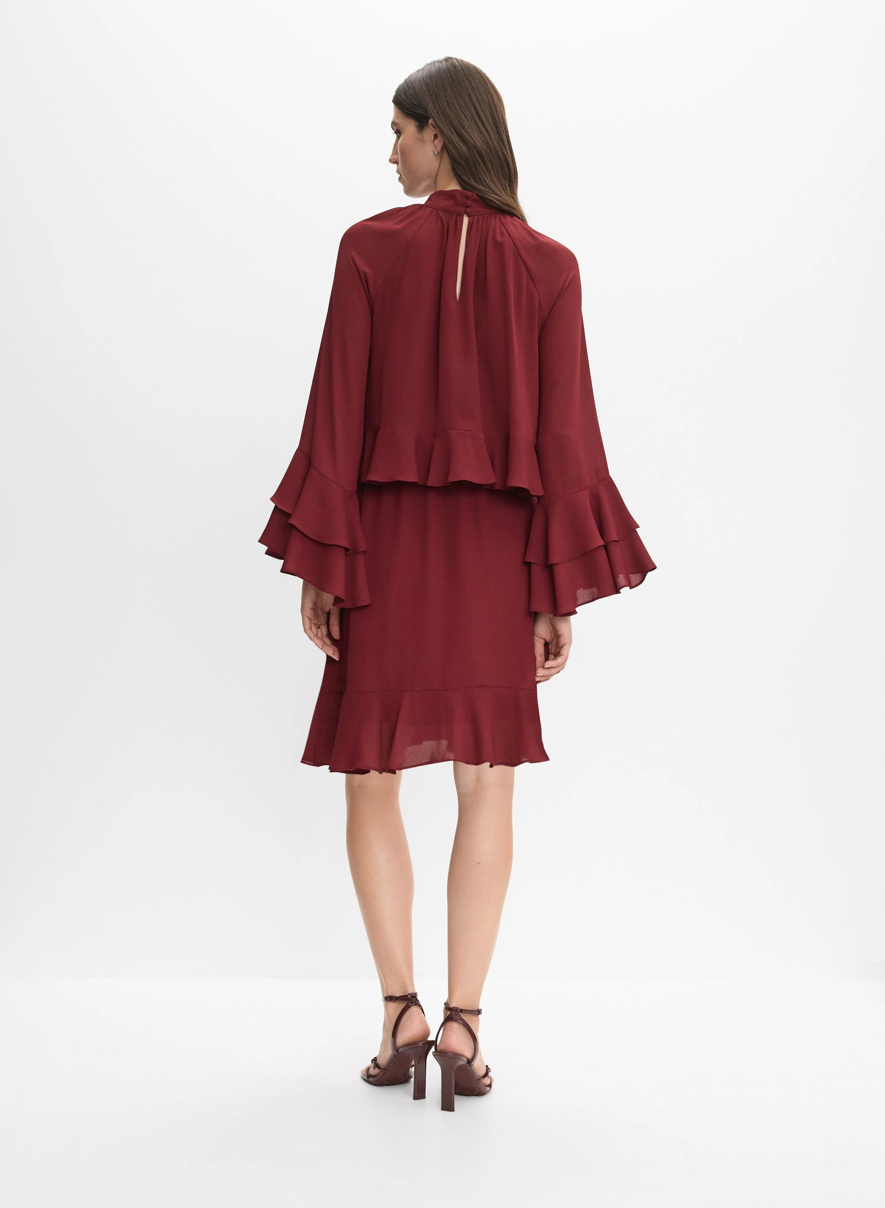 Tiered Chiffon Dress sold by Melanie Lyne product image thumbnail 3