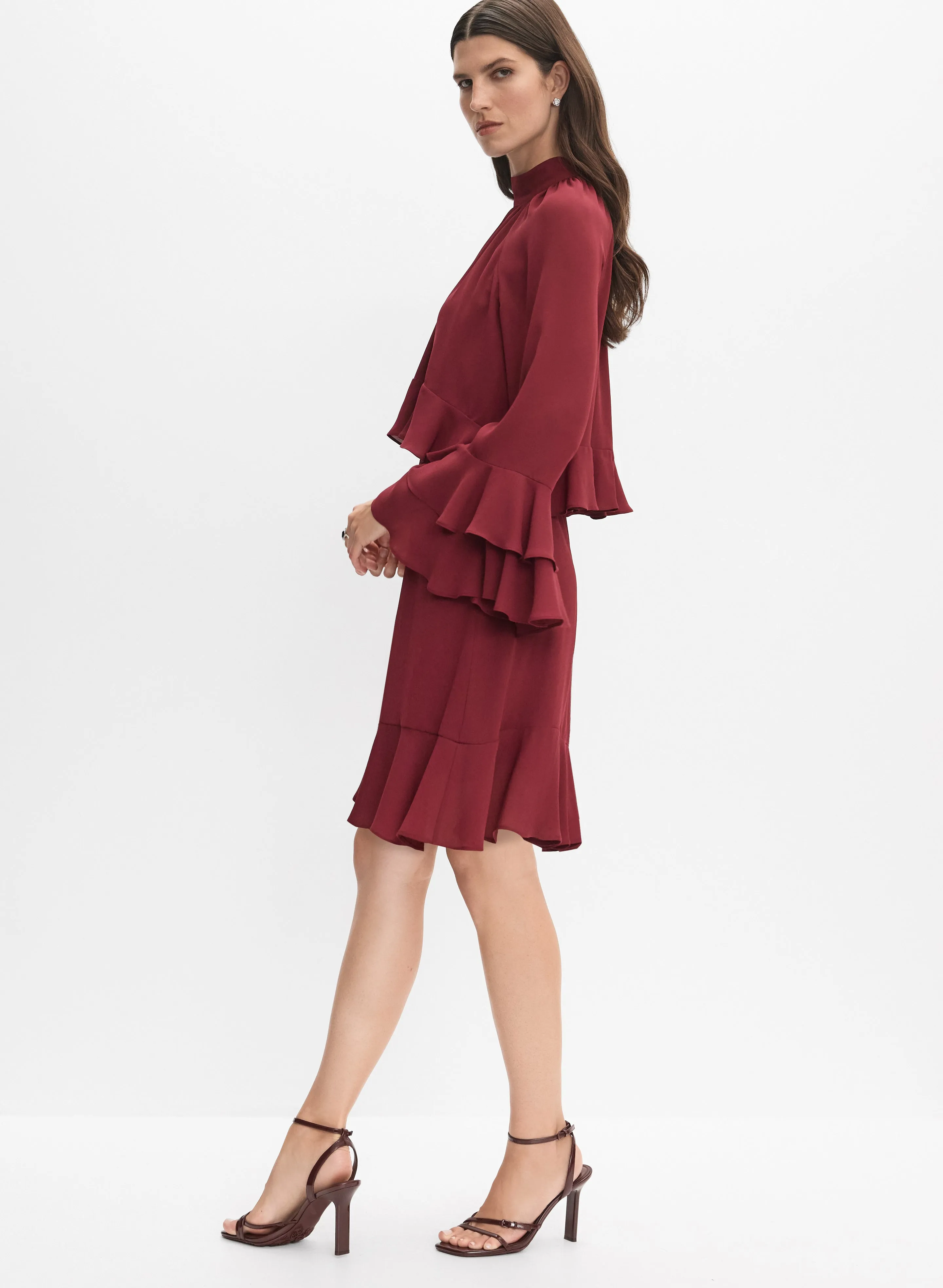 Tiered Chiffon Dress sold by Melanie Lyne product image thumbnail 2