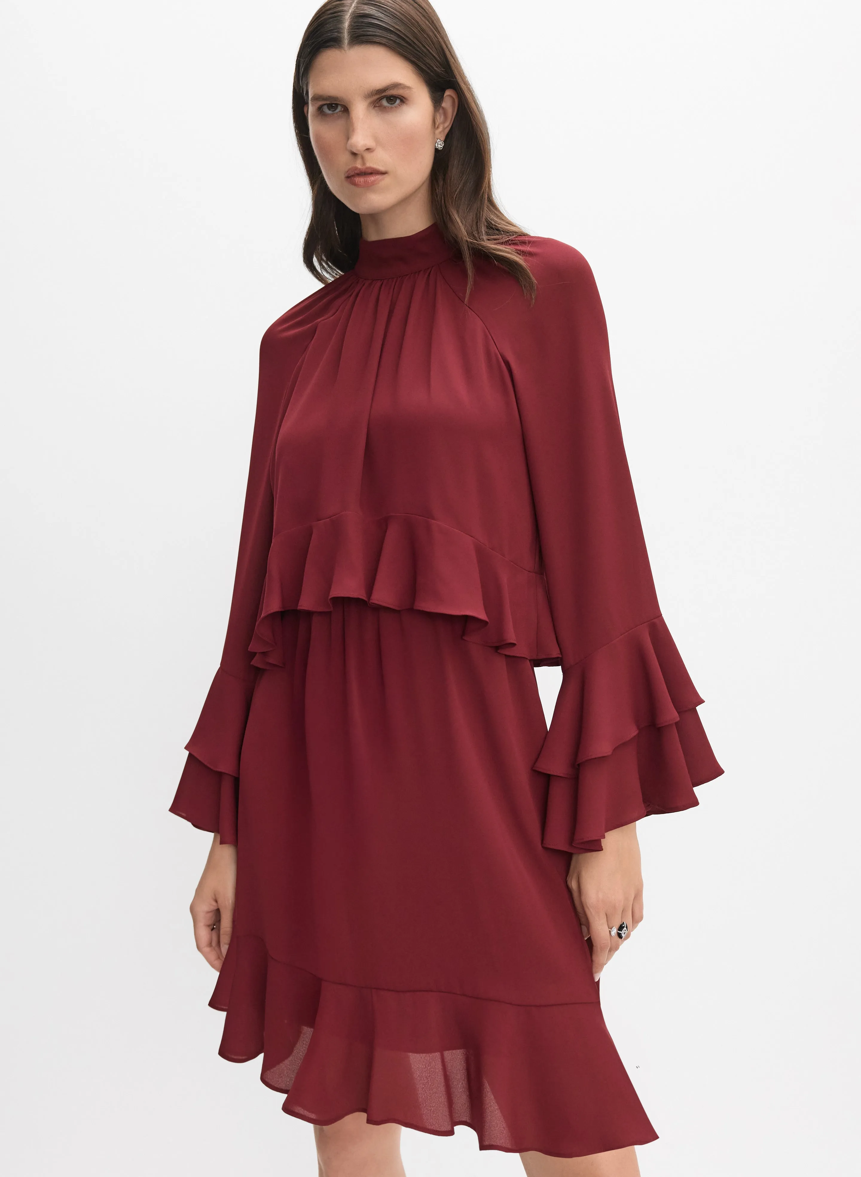 Tiered Chiffon Dress sold by Melanie Lyne product image thumbnail 4