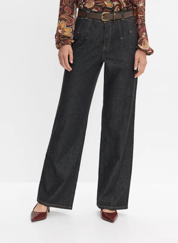Belted Wide-Leg Jeans sold by Melanie Lyne