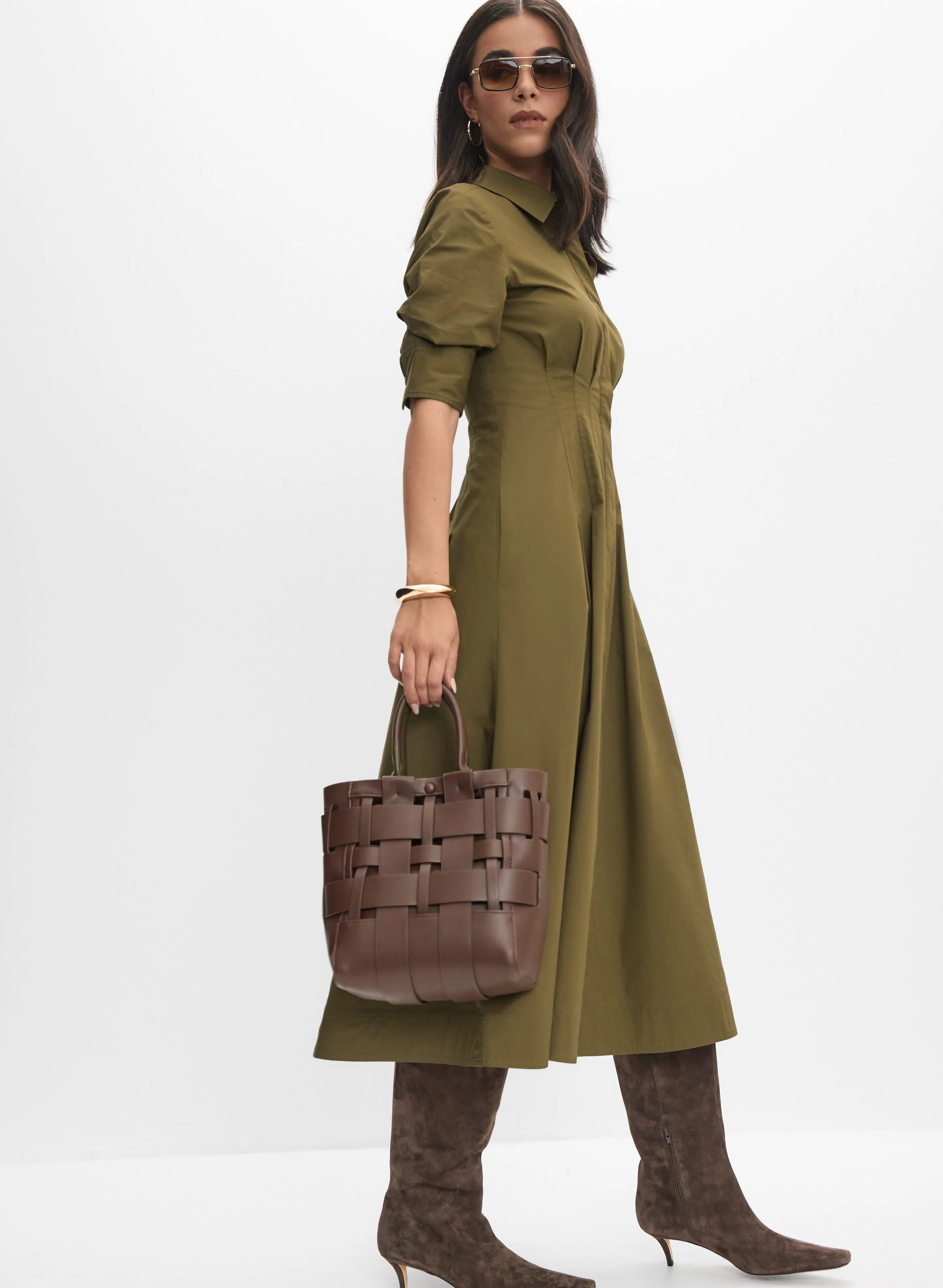 Cotton Shirt Dress sold by Melanie Lyne product image thumbnail 2