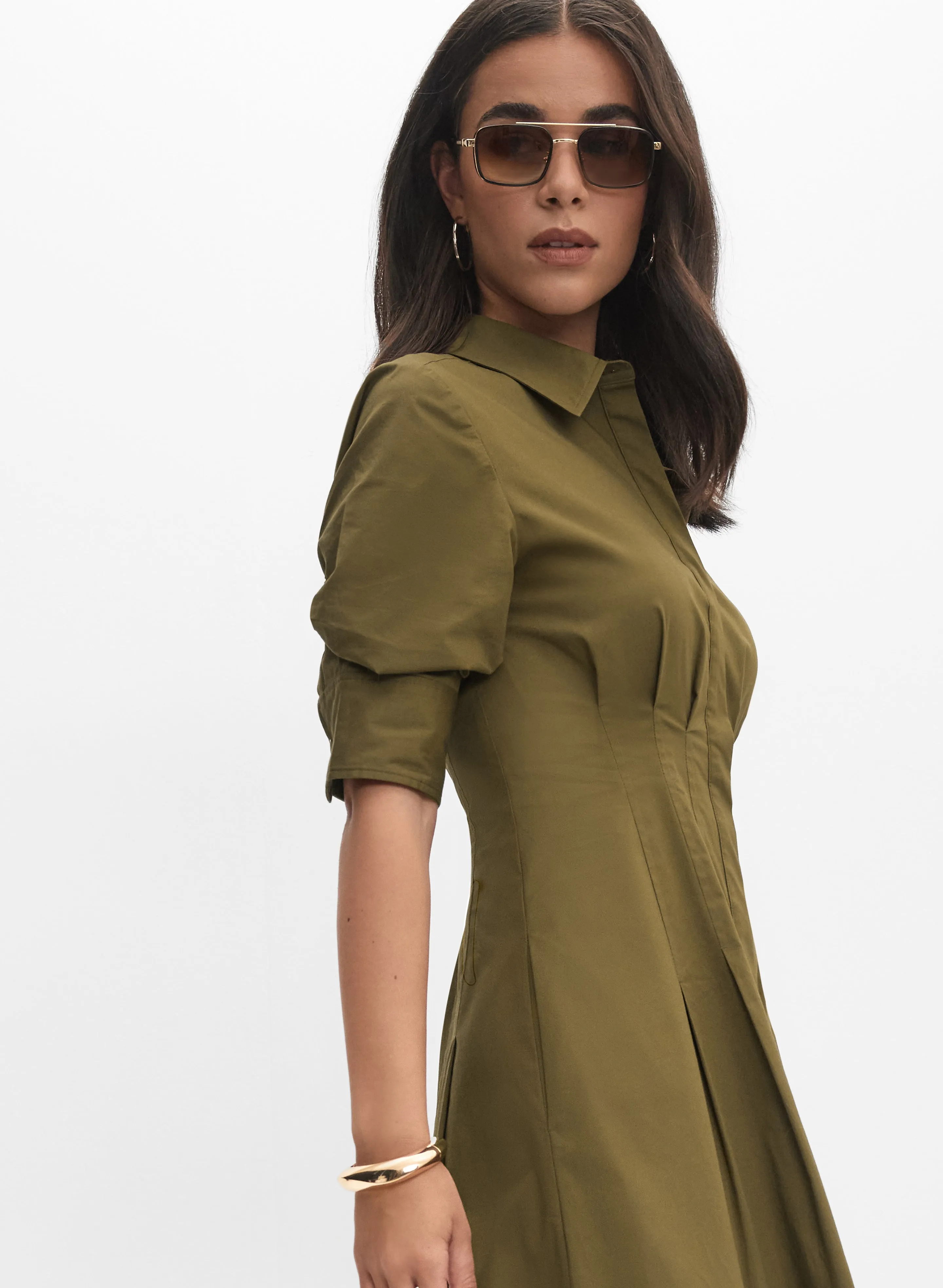 Cotton Shirt Dress sold by Melanie Lyne product image thumbnail 5