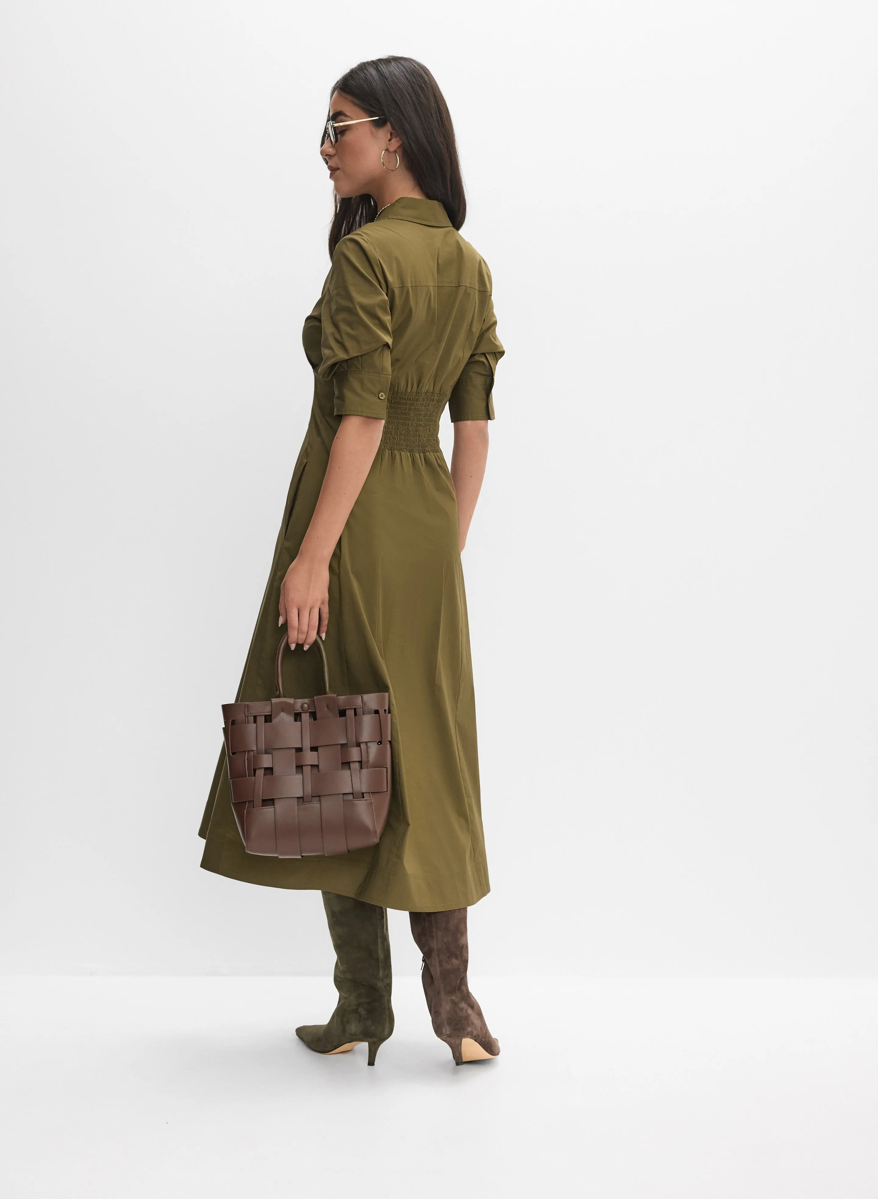 Cotton Shirt Dress sold by Melanie Lyne product image thumbnail 3