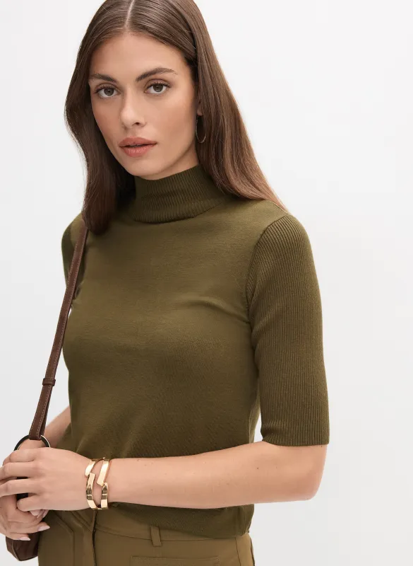 Mock Neck Sweater sold by Melanie Lyne