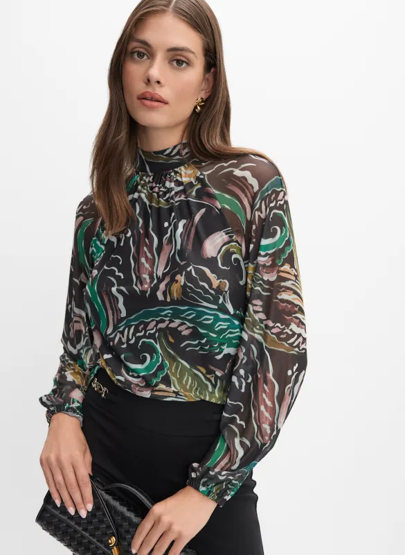 Abstract Mesh Top sold by Melanie Lyne