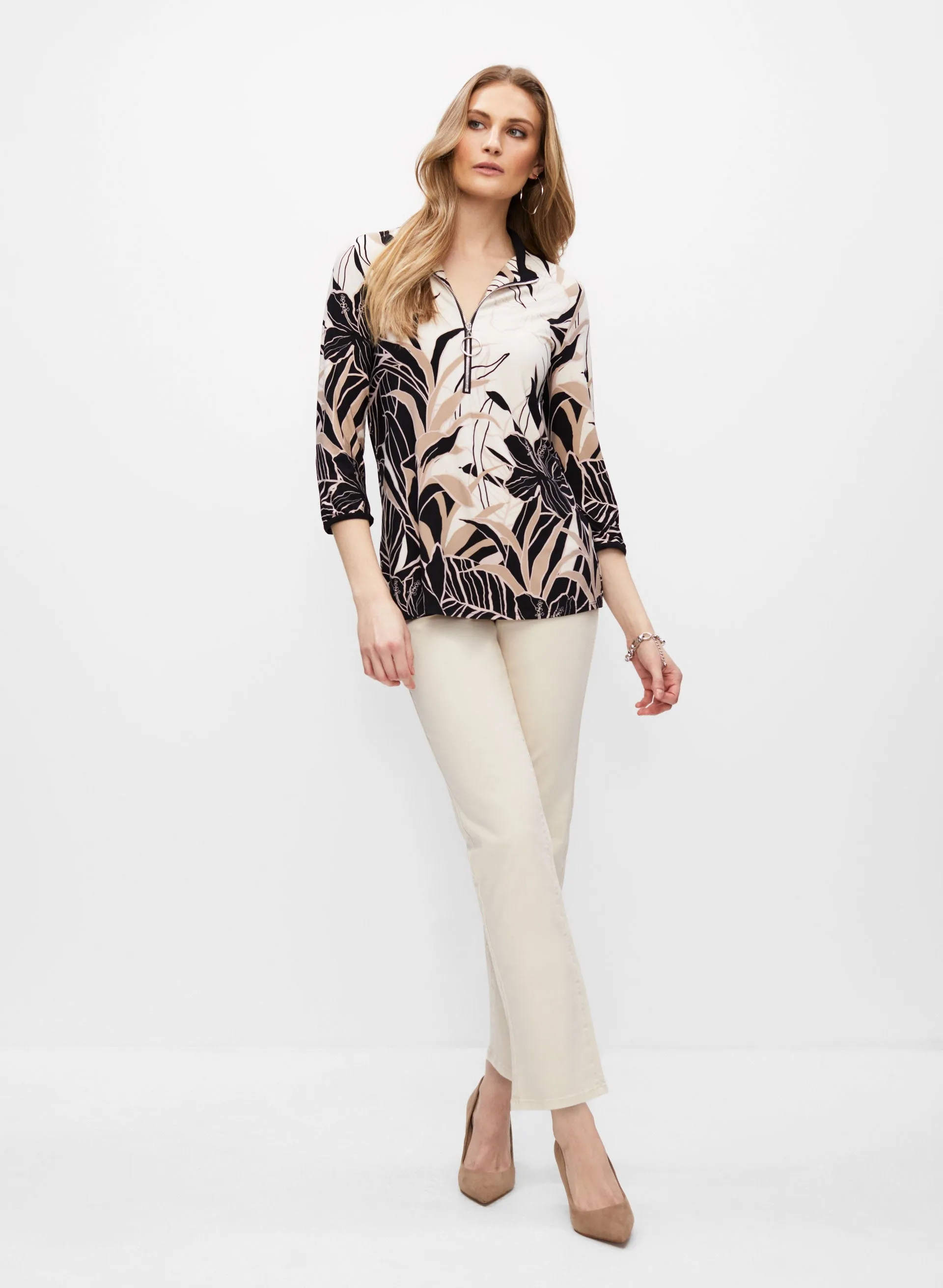 Joseph Ribkoff - Tropical Print Top sold by Melanie Lyne product image thumbnail 4
