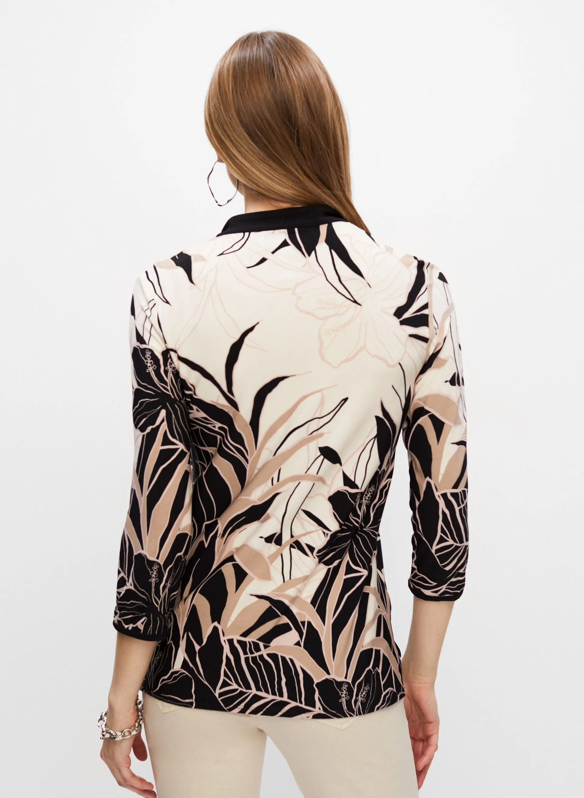Joseph Ribkoff - Tropical Print Top sold by Melanie Lyne product image thumbnail 2