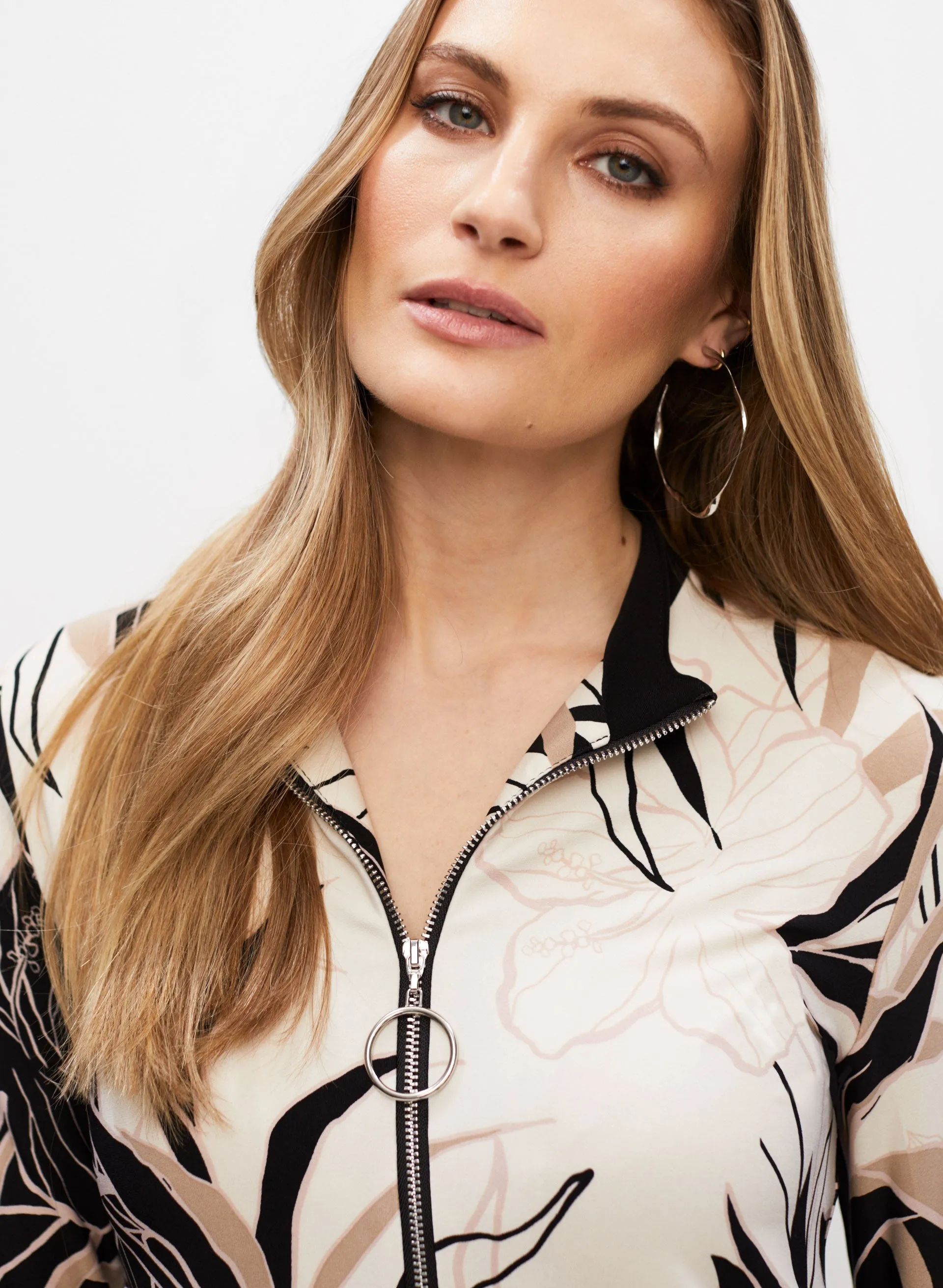 Joseph Ribkoff - Tropical Print Top sold by Melanie Lyne product image thumbnail 3