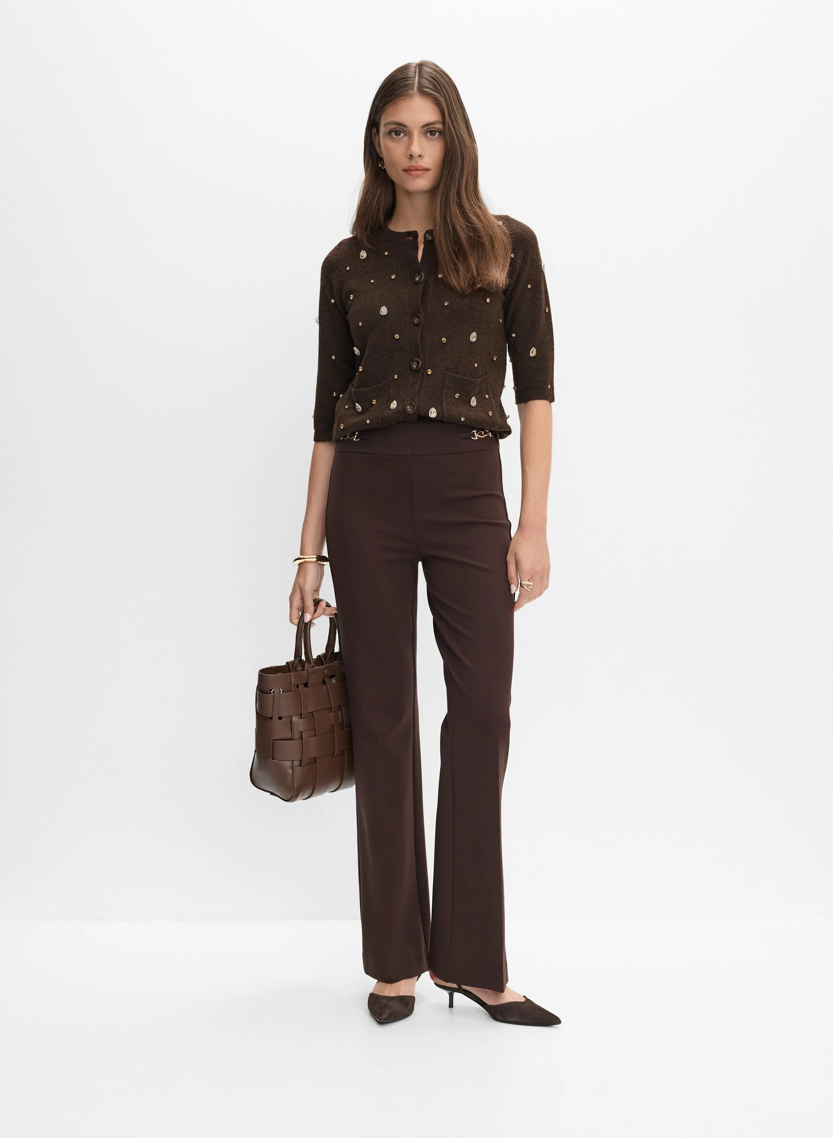 Chain Link Trim Pants sold by Melanie Lyne product image thumbnail 3