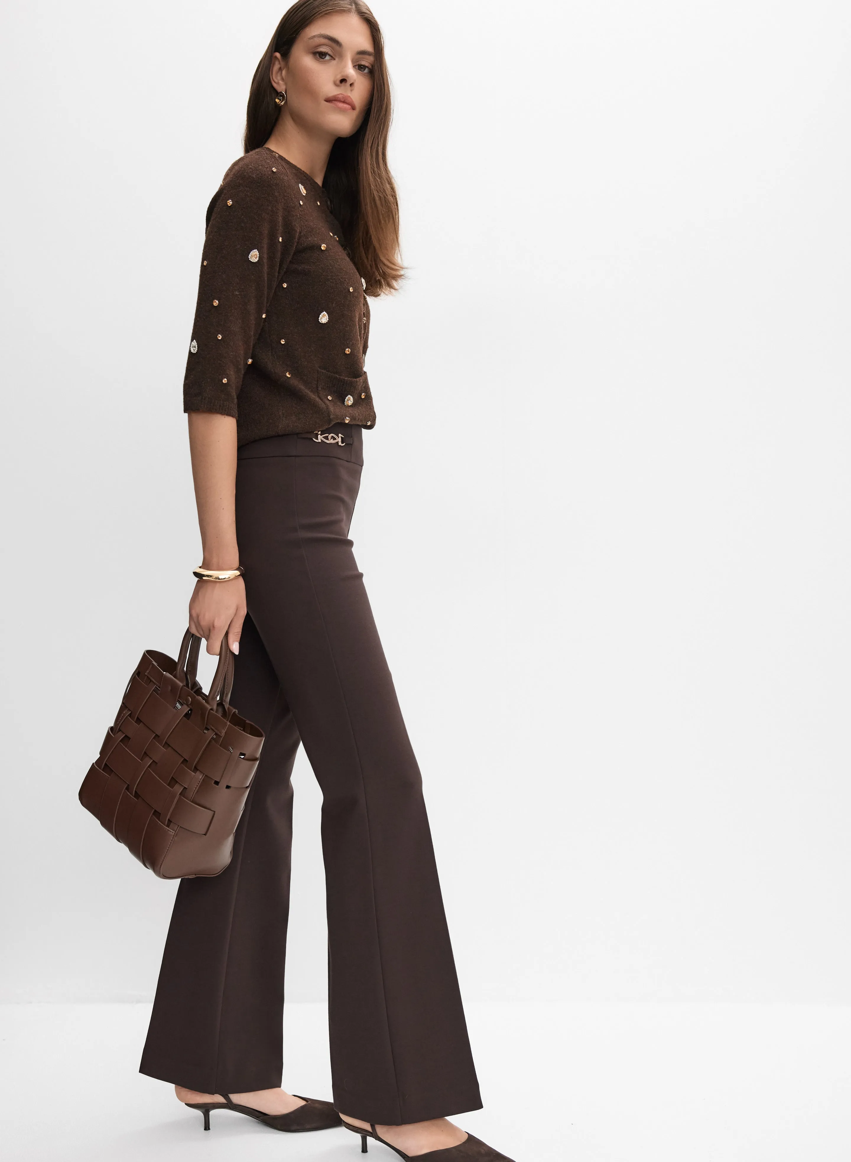 Chain Link Trim Pants sold by Melanie Lyne product image thumbnail 5