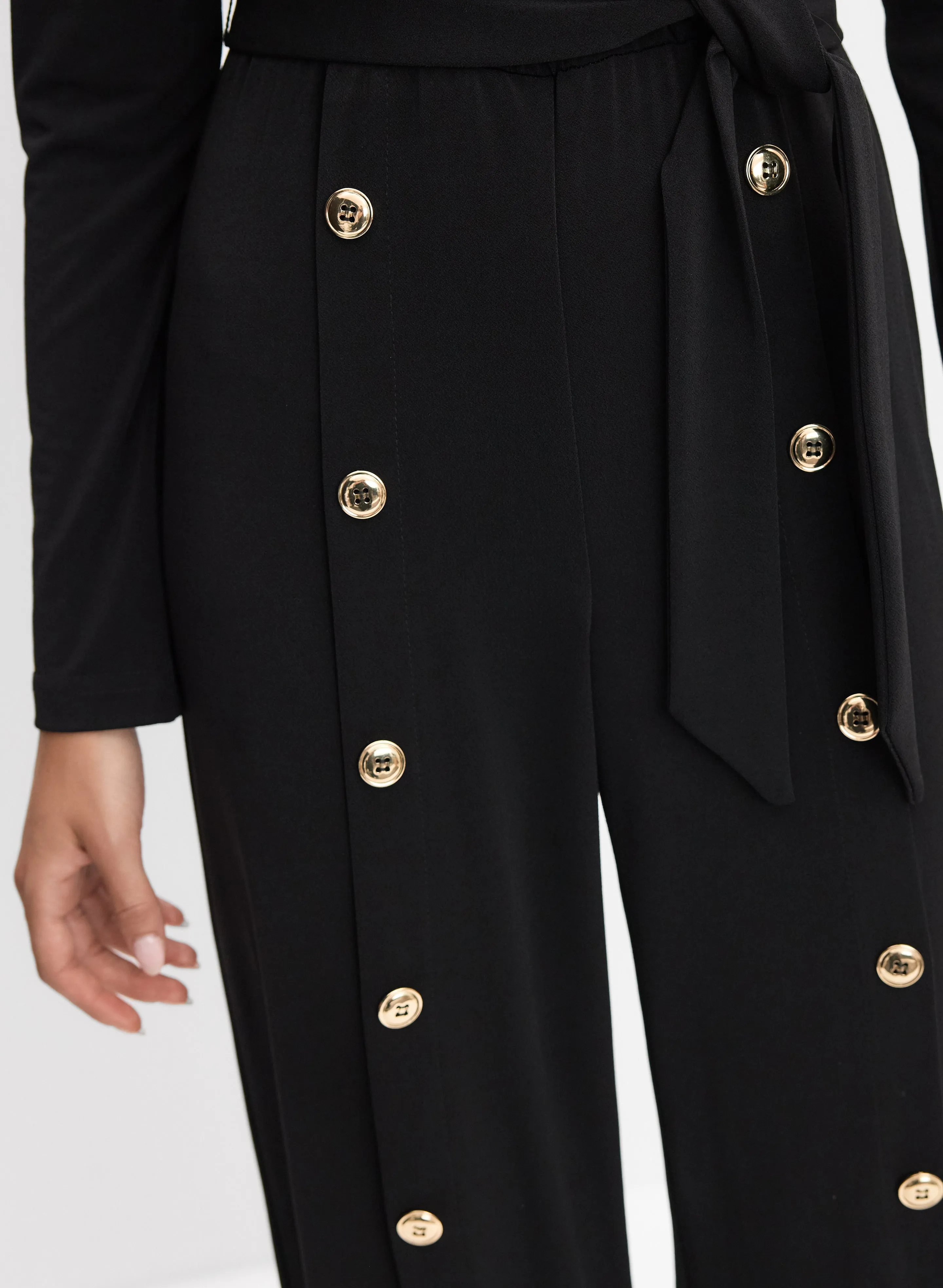 Joseph Ribkoff - Button Placket Detail Jumpsuit sold by Melanie Lyne product image thumbnail 2