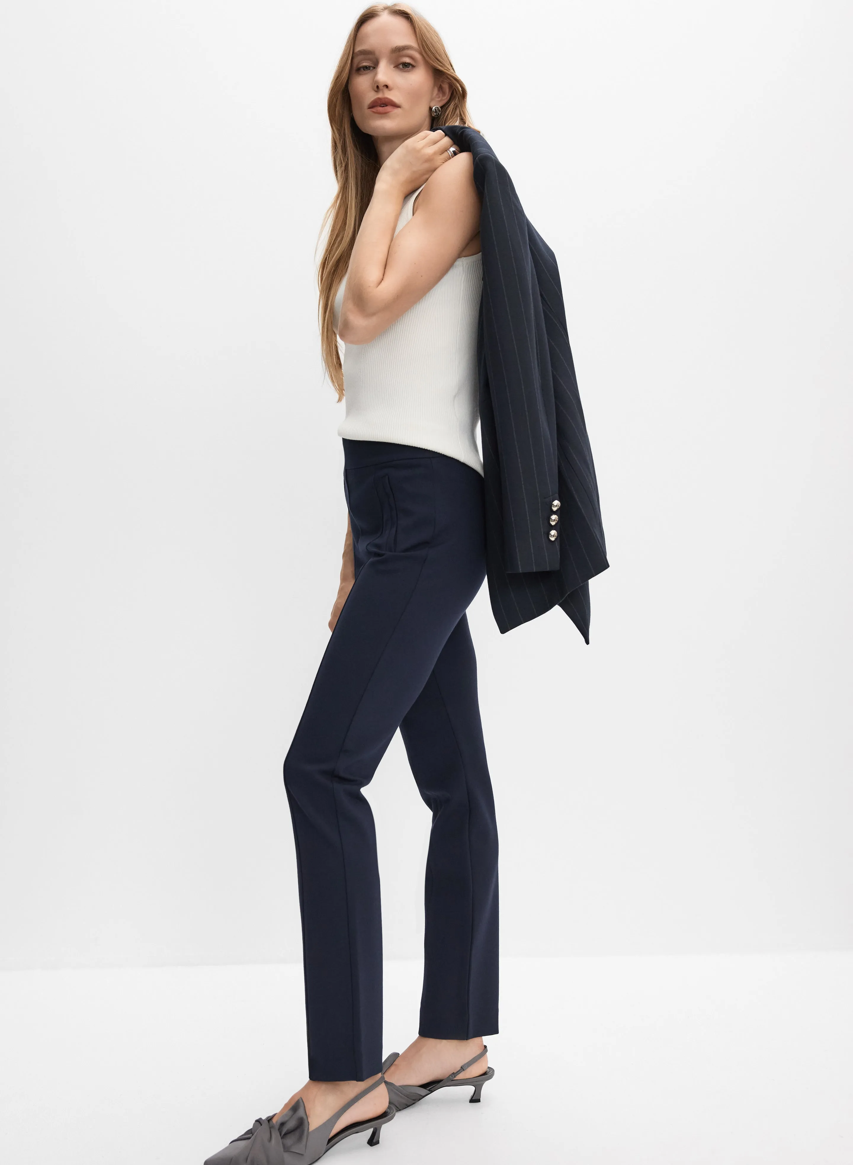 Madison Slim-Leg Pants sold by Melanie Lyne product image thumbnail 5