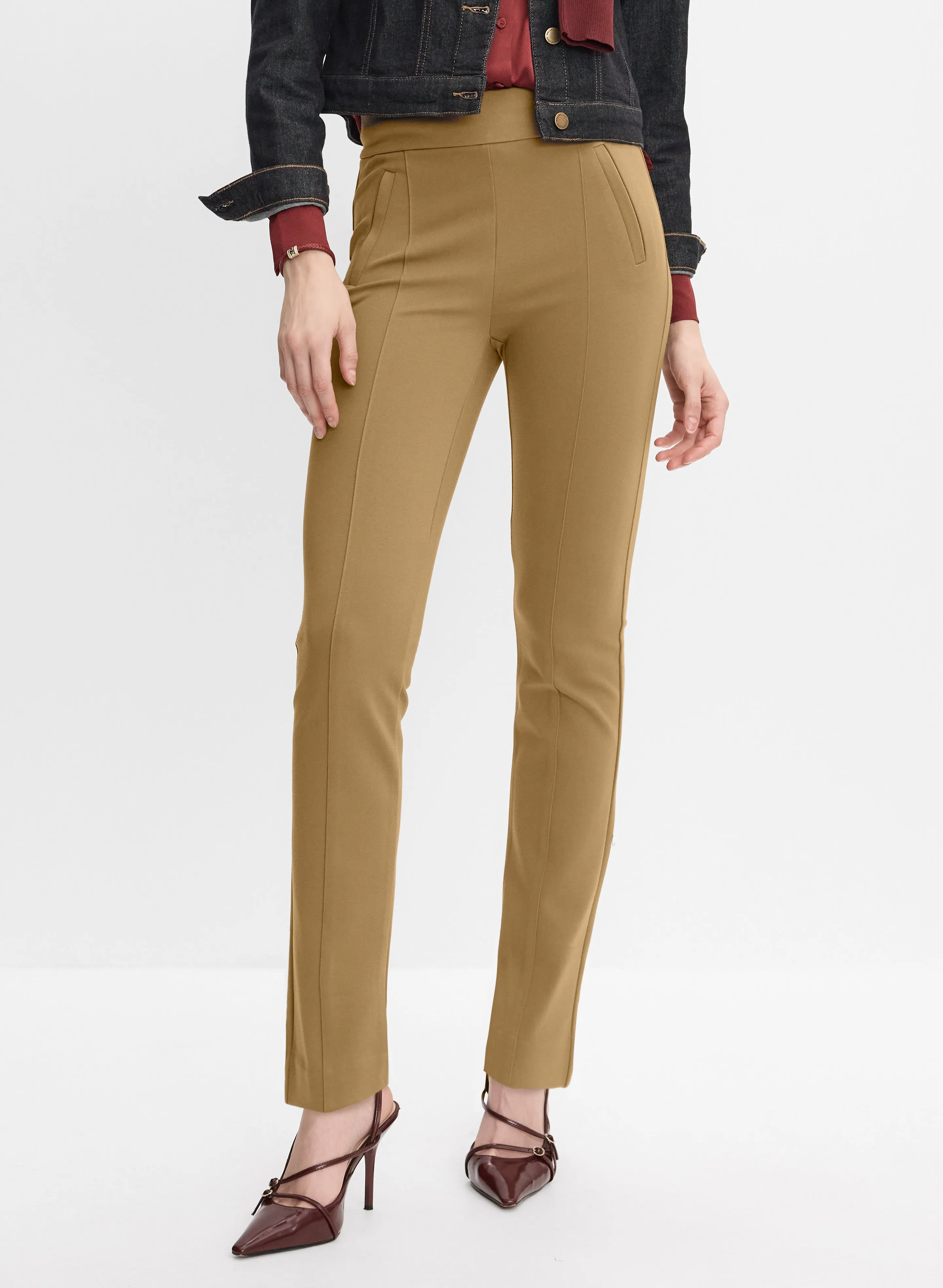 Madison Slim-Leg Pants sold by Melanie Lyne