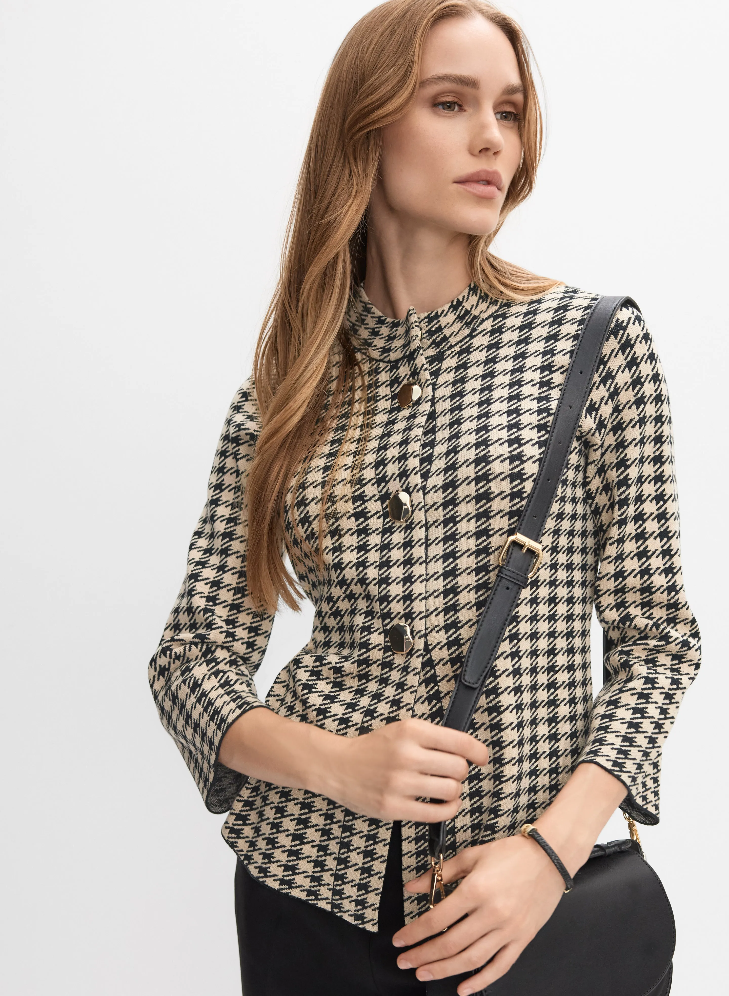 Patterned Jacquard Cardigan sold by Melanie Lyne