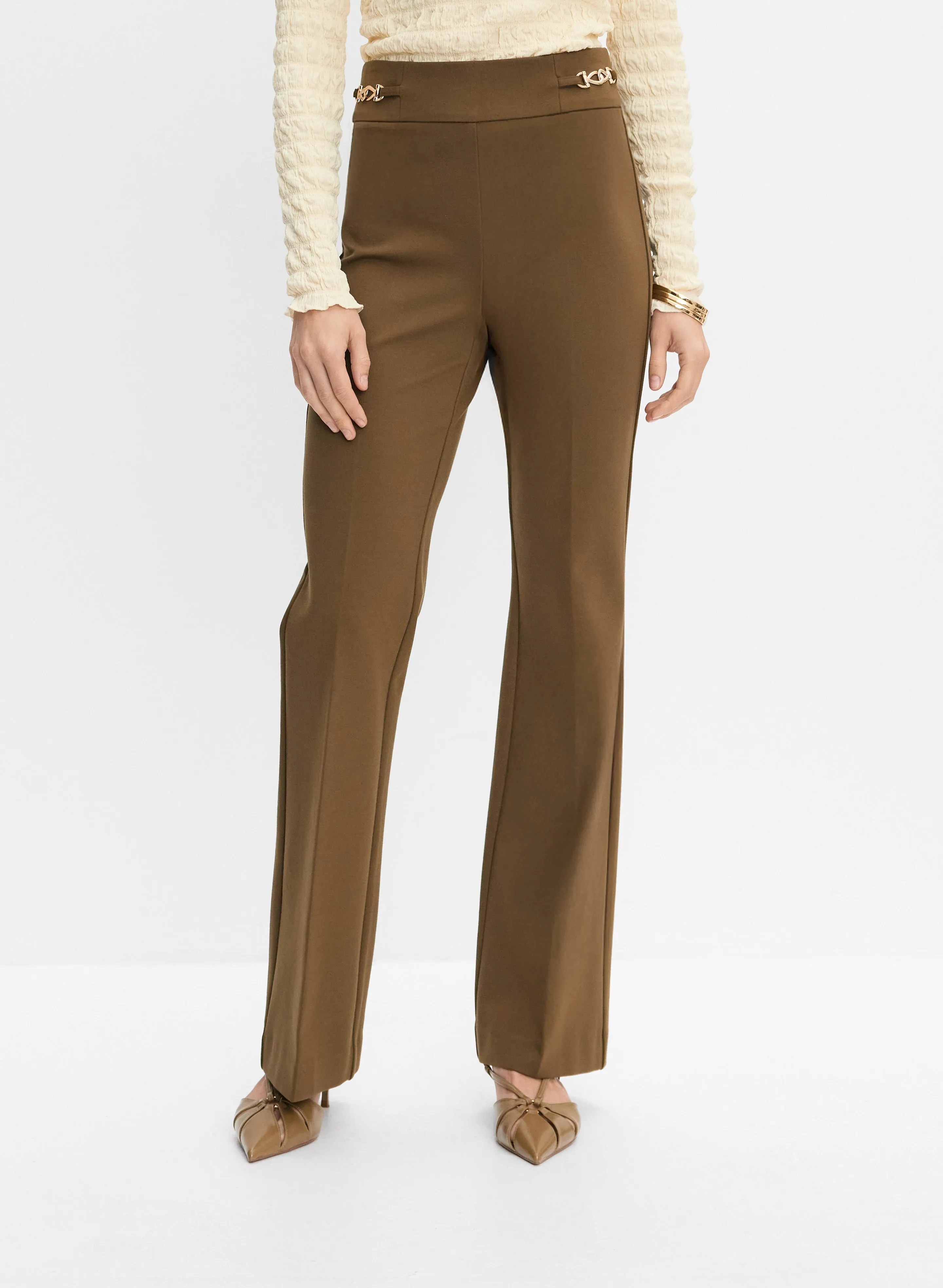 Chain Link Trim Pants sold by Melanie Lyne