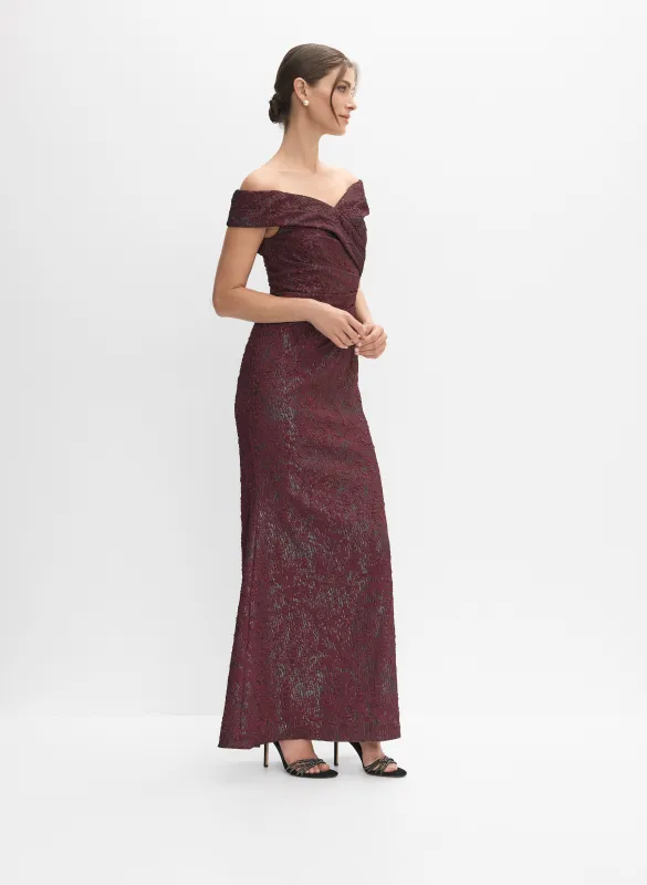 Metallic Jacquard Dress Parallel