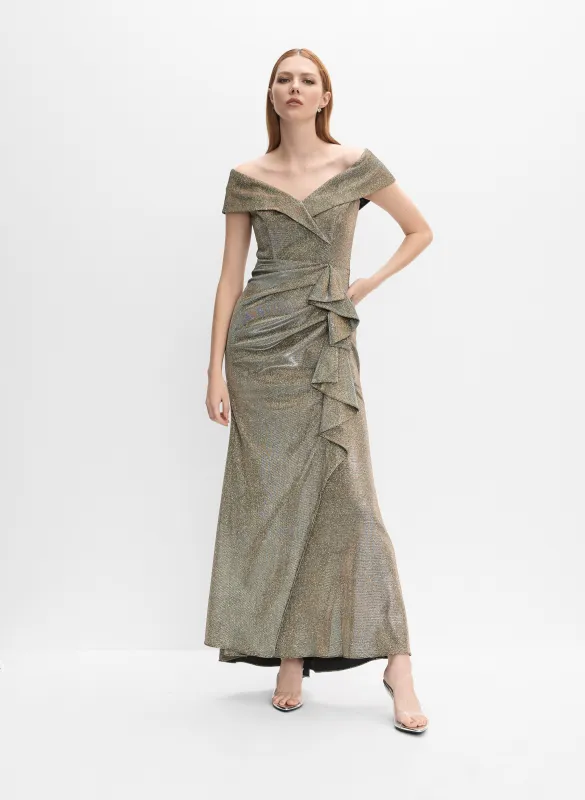 Foil Off-The-Shoulder Dress sold by Melanie Lyne