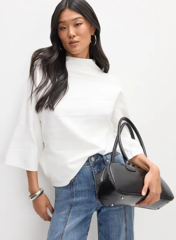 Joseph Ribkoff - Funnel Neck Sweater sold by Melanie Lyne