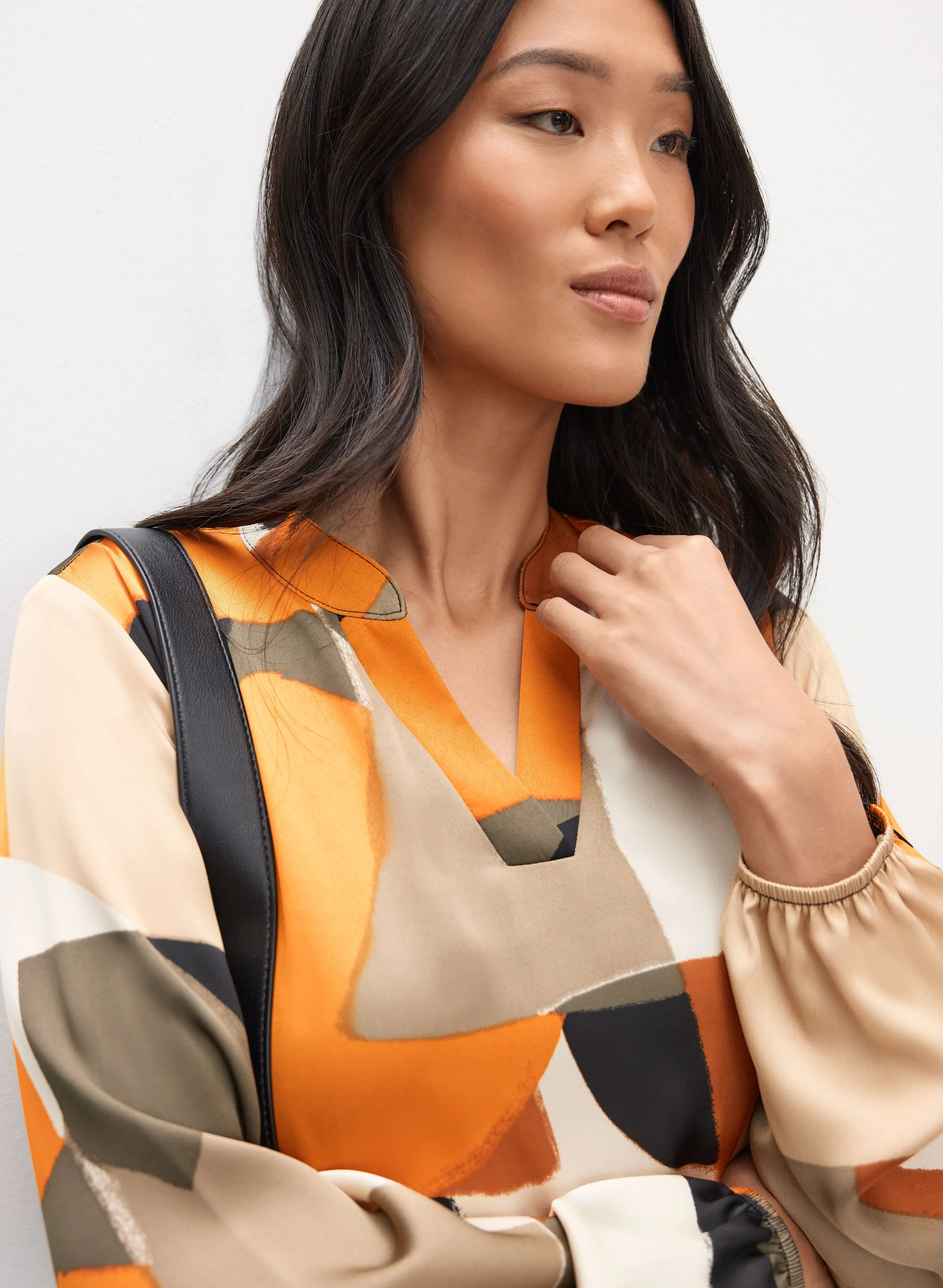 Joseph Ribkoff - Geometric Chiffon Dress sold by Melanie Lyne product image thumbnail 2