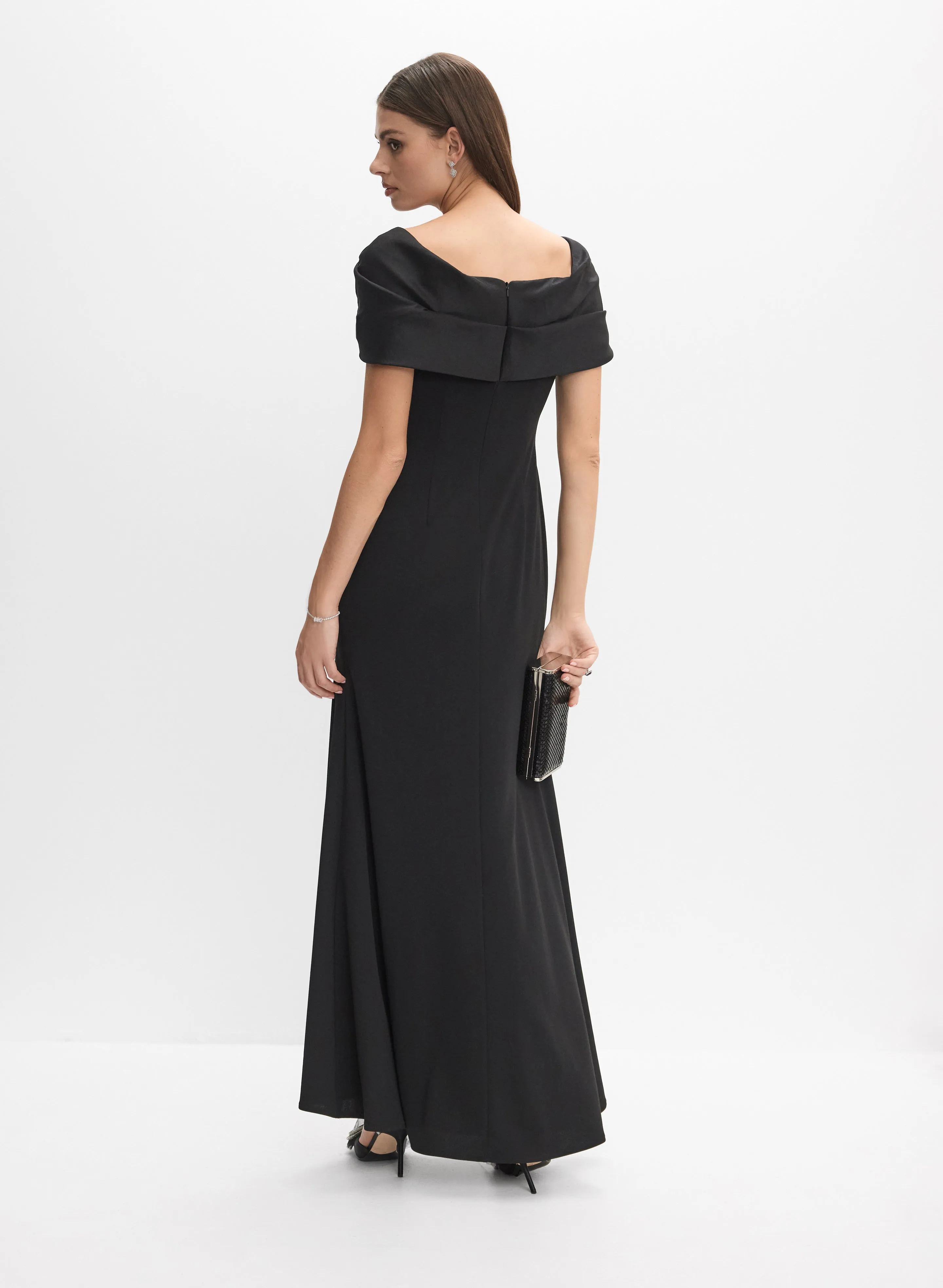 Taffeta Neck Dress sold by Melanie Lyne product image thumbnail 3