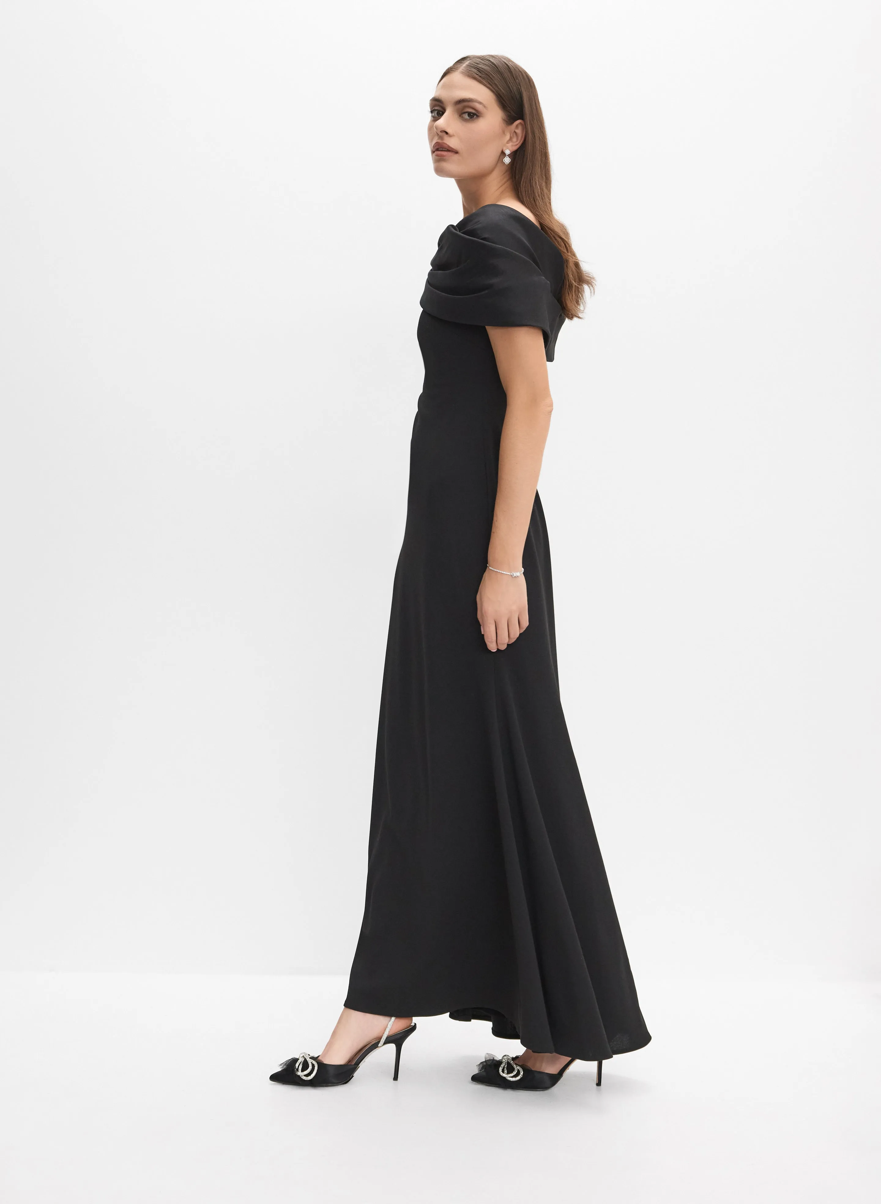 Taffeta Neck Dress sold by Melanie Lyne product image thumbnail 2