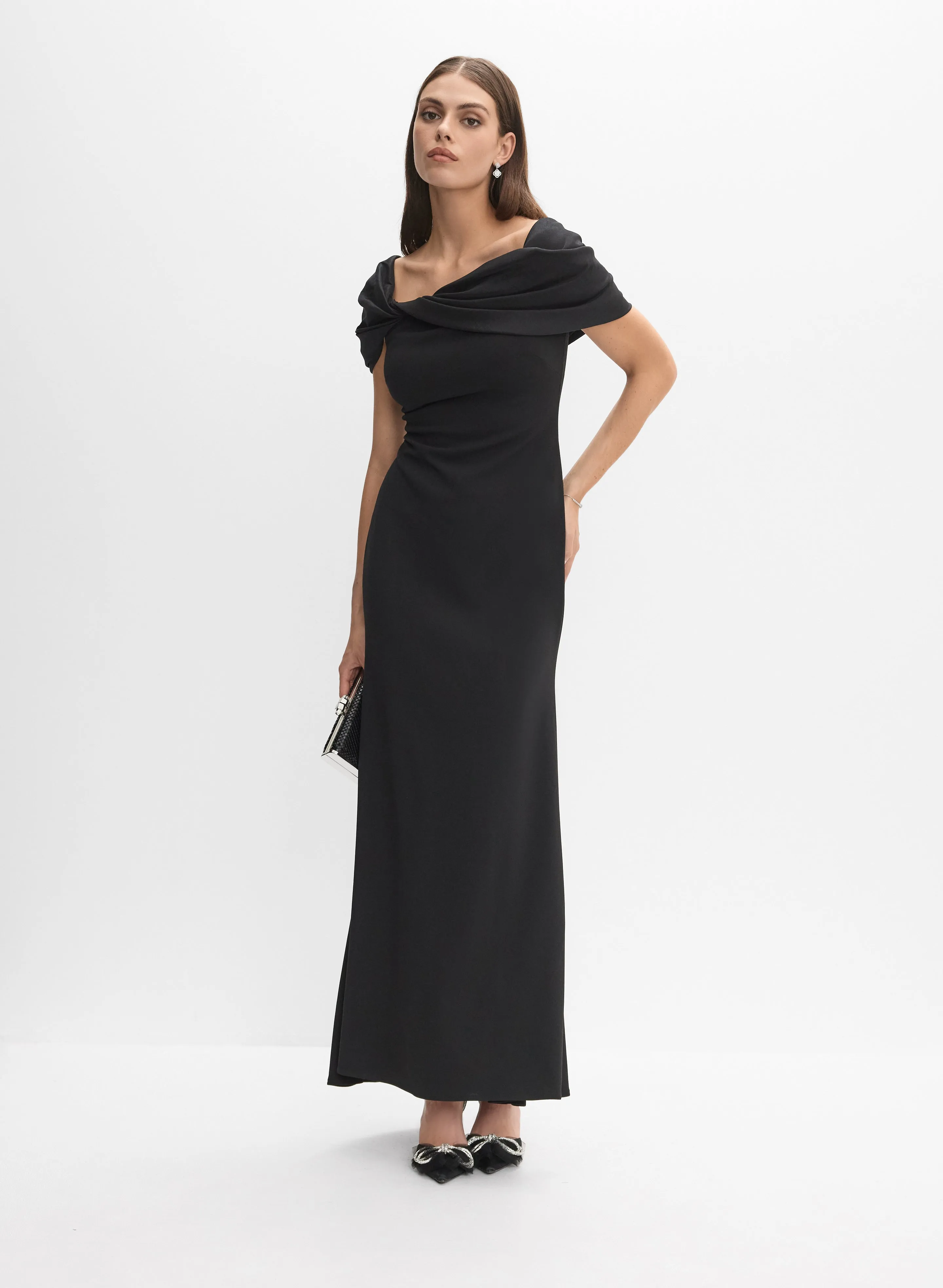 Taffeta Neck Dress sold by Melanie Lyne