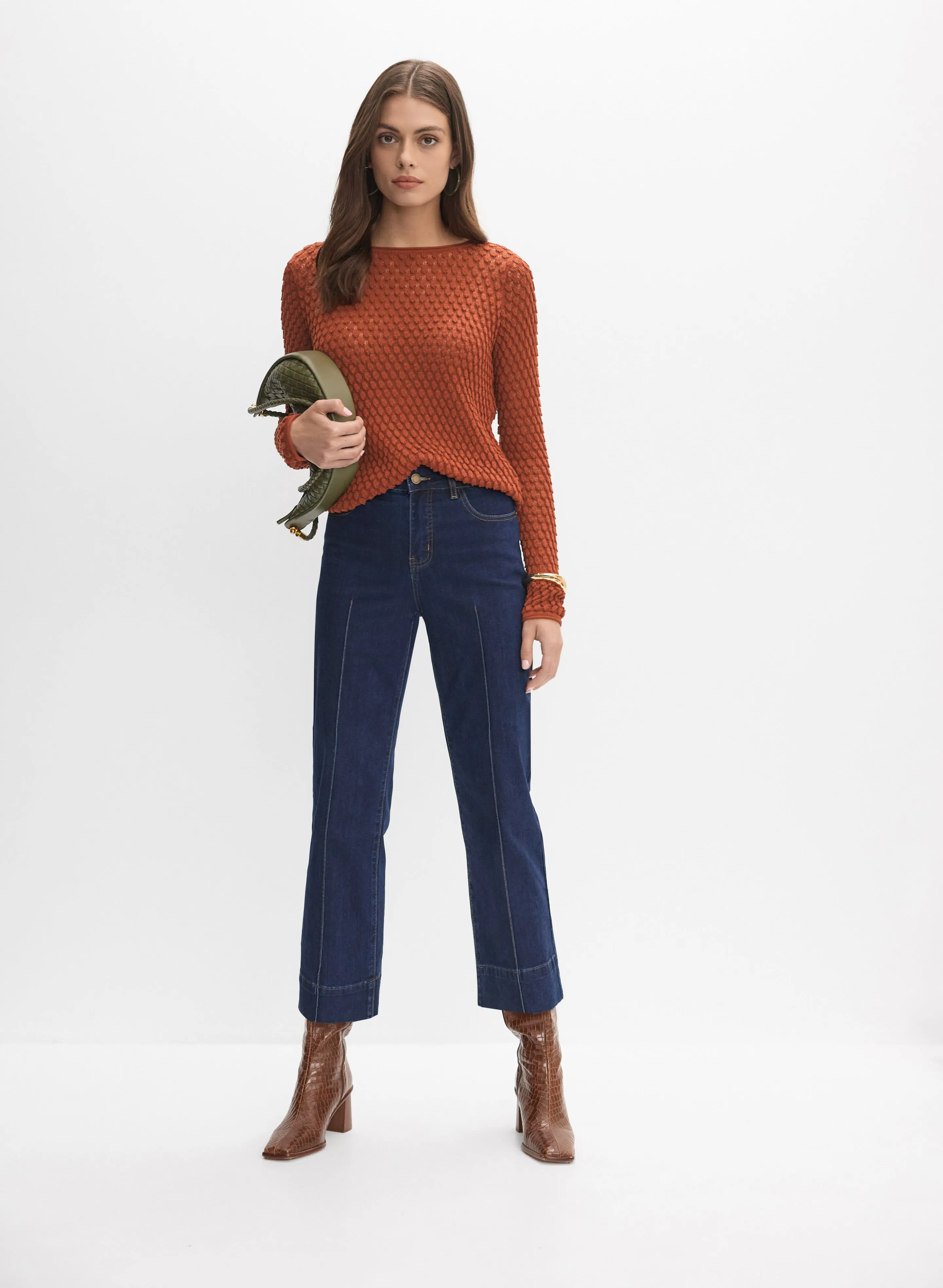 Wide-Leg Culotte Jeans sold by Melanie Lyne product image thumbnail 3
