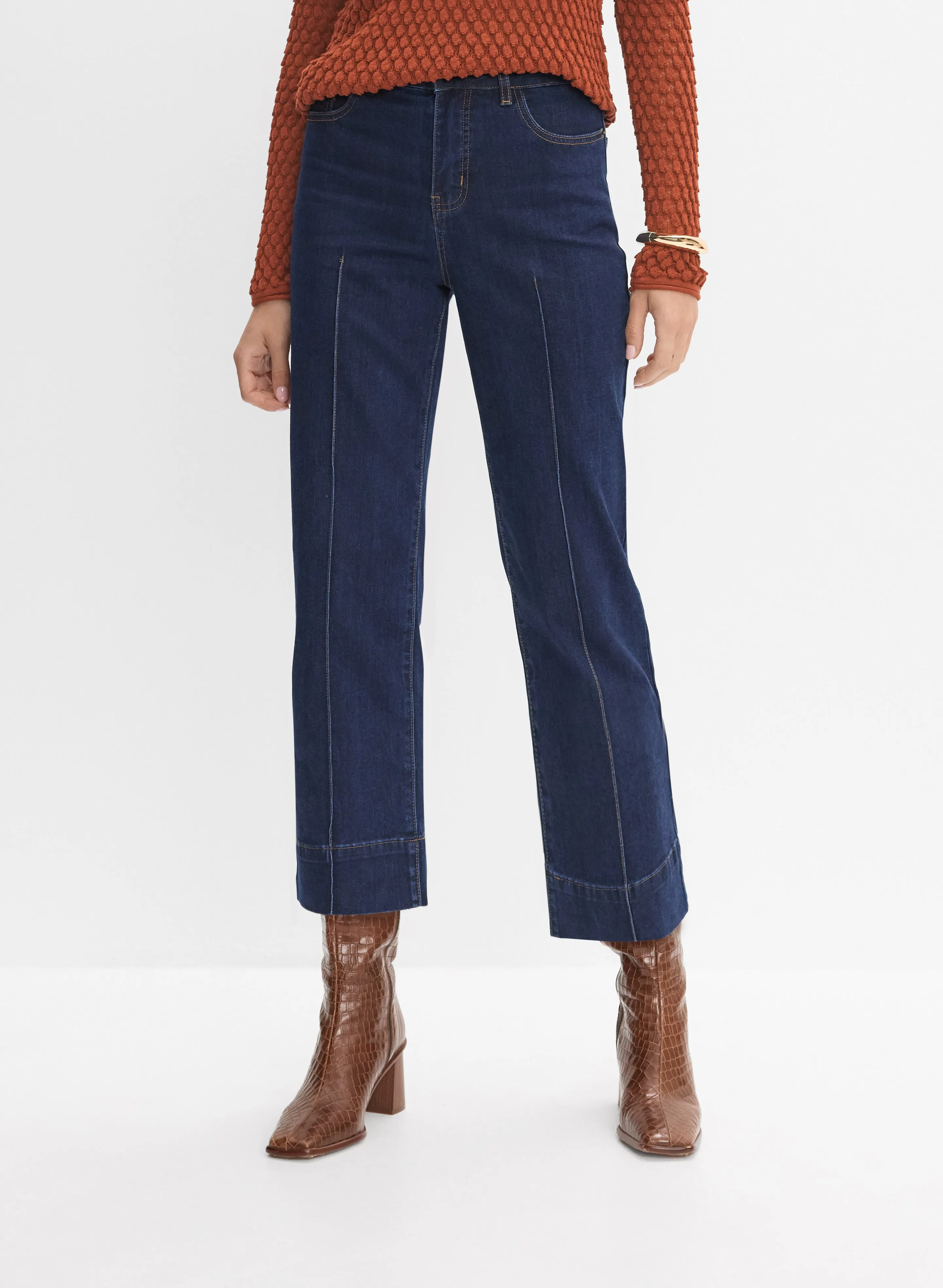 Wide-Leg Culotte Jeans sold by Melanie Lyne