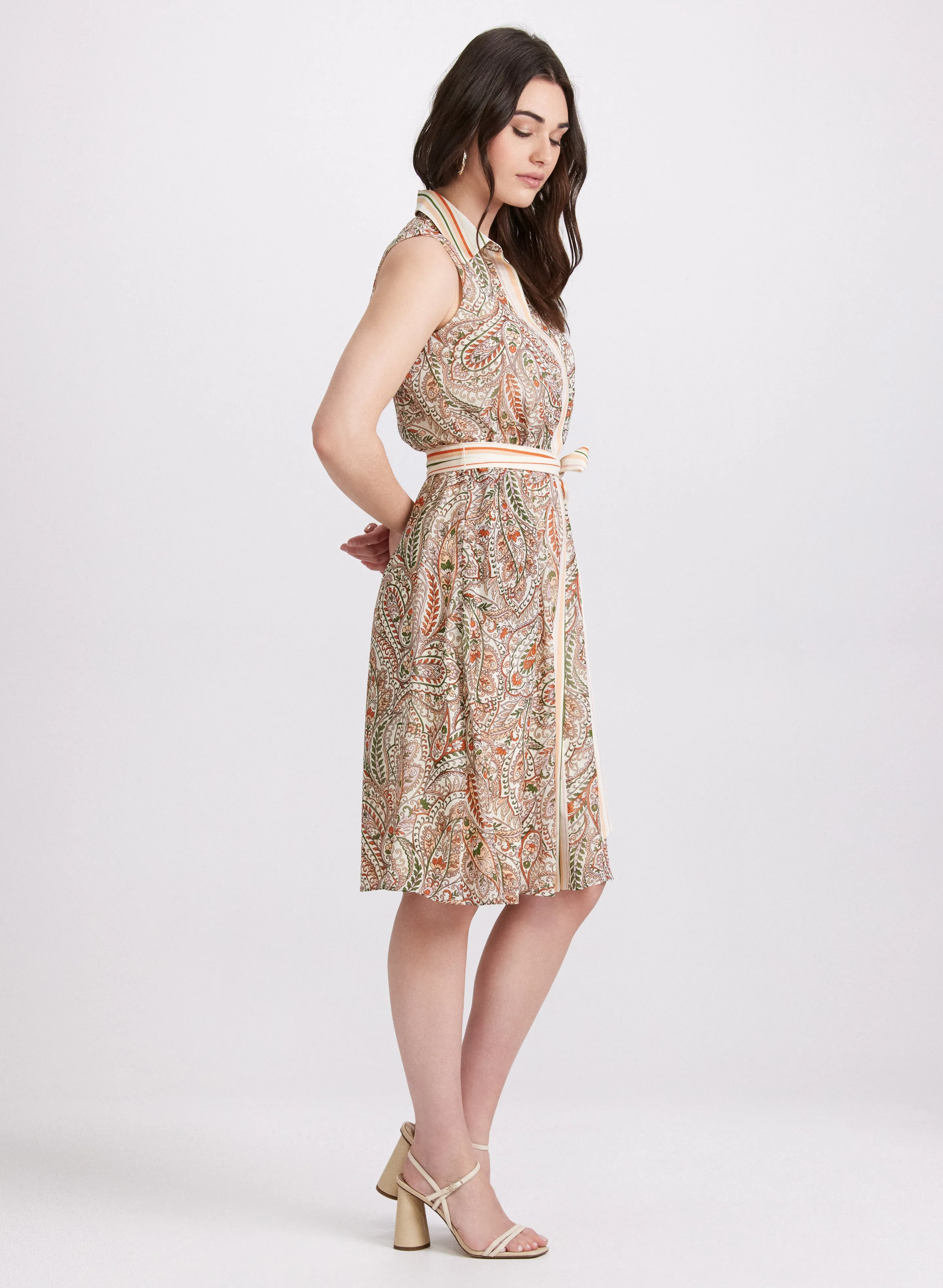 Paisley Shirt Dress sold by Melanie Lyne product image thumbnail 2