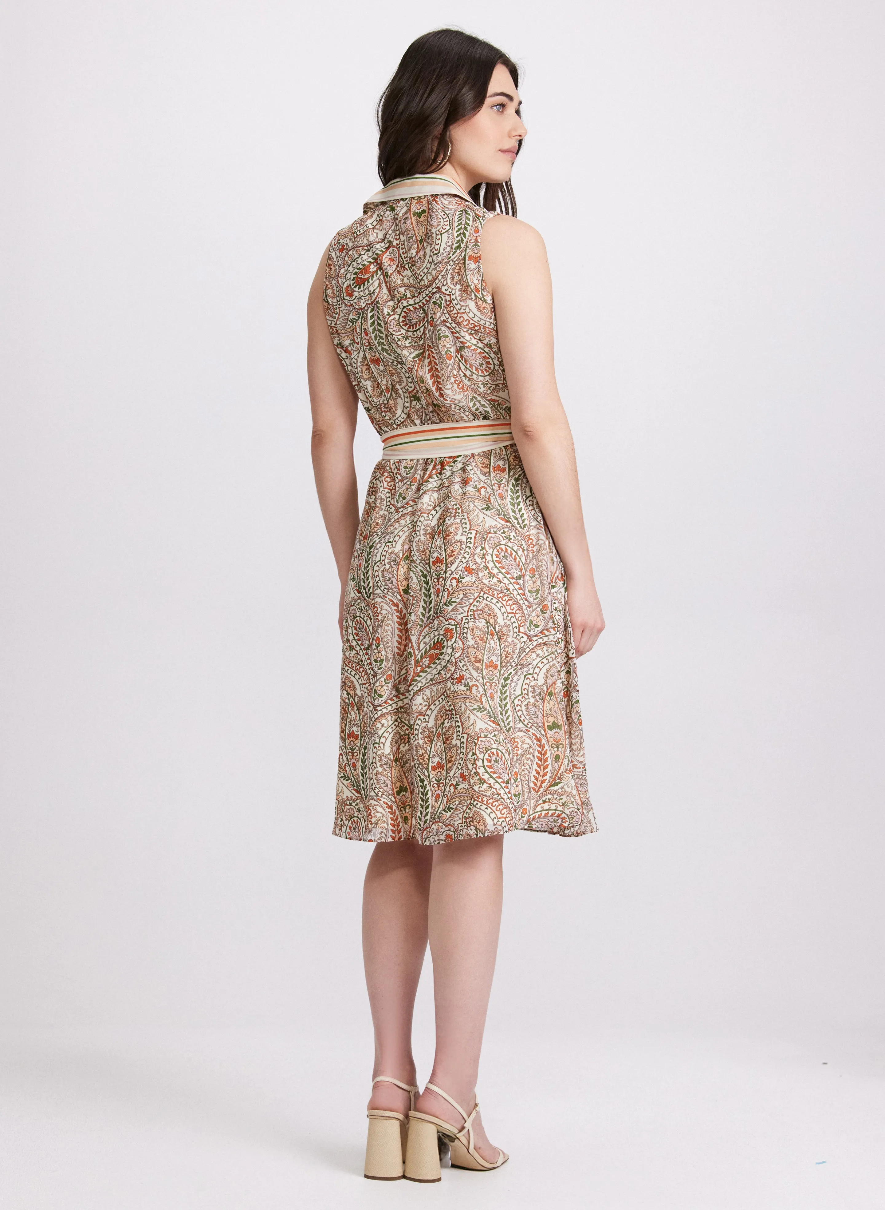 Paisley Shirt Dress sold by Melanie Lyne product image thumbnail 3