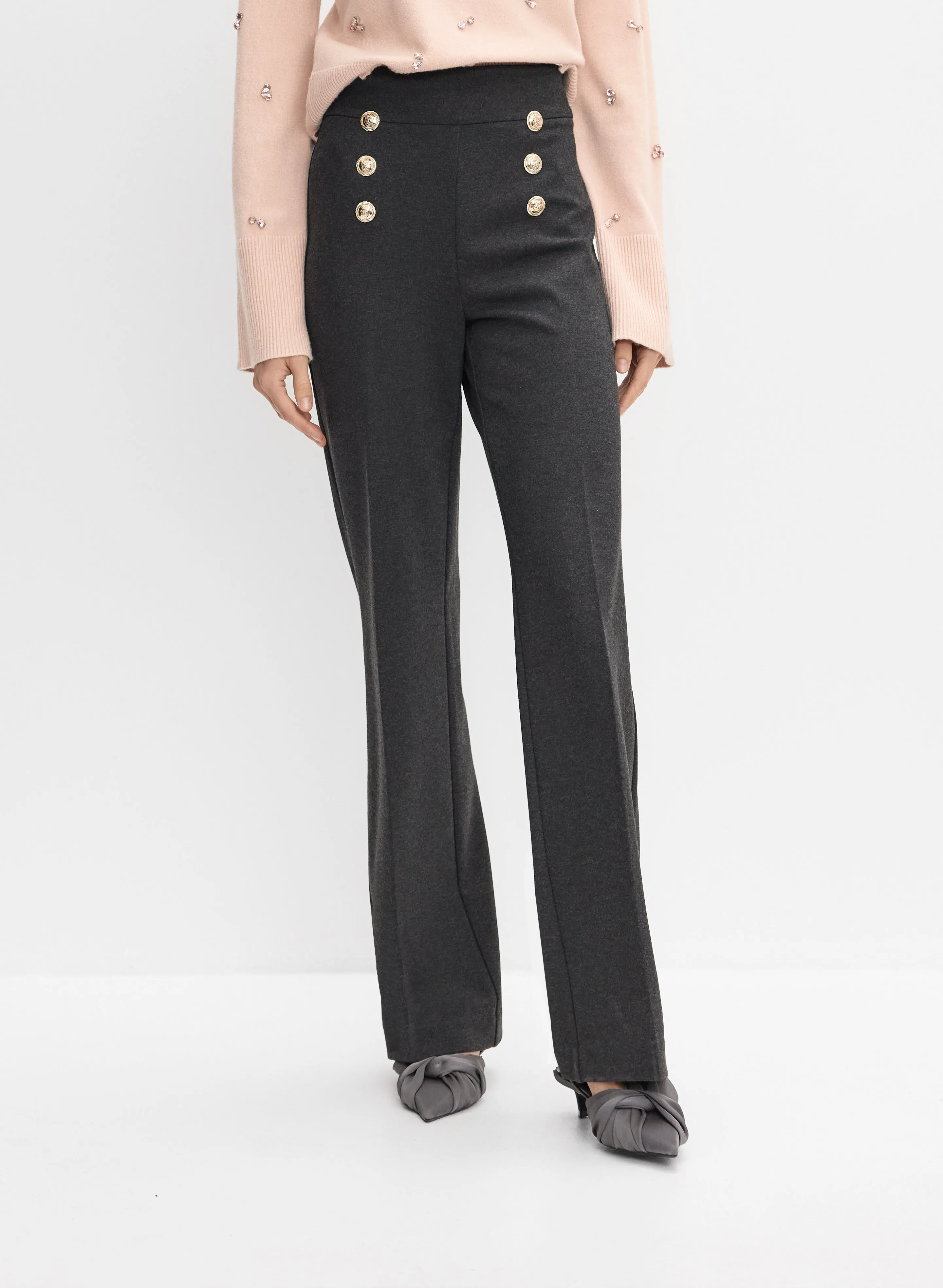 Soho Button Detail Pants sold by Melanie Lyne