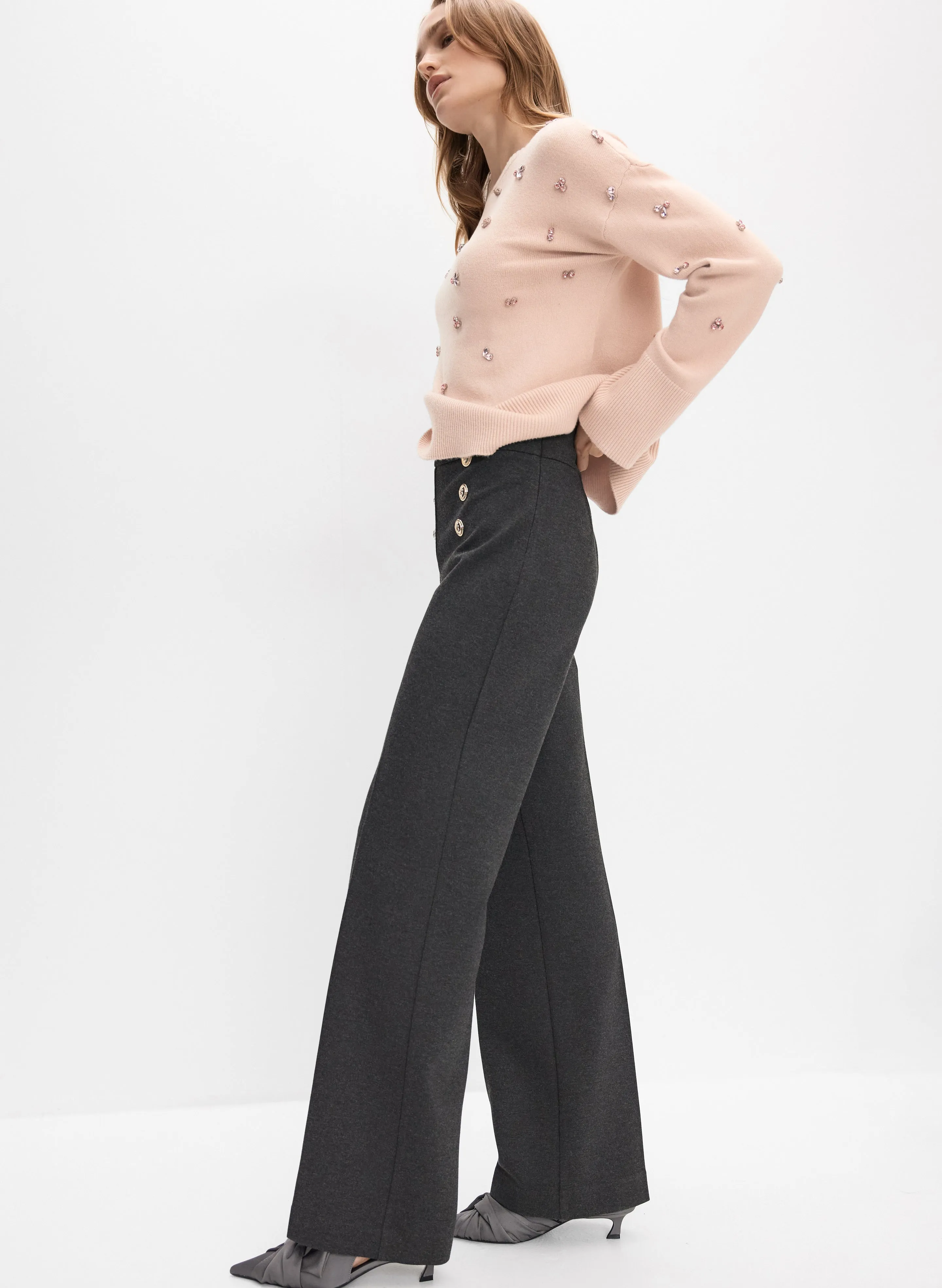 Soho Button Detail Pants sold by Melanie Lyne product image thumbnail 5