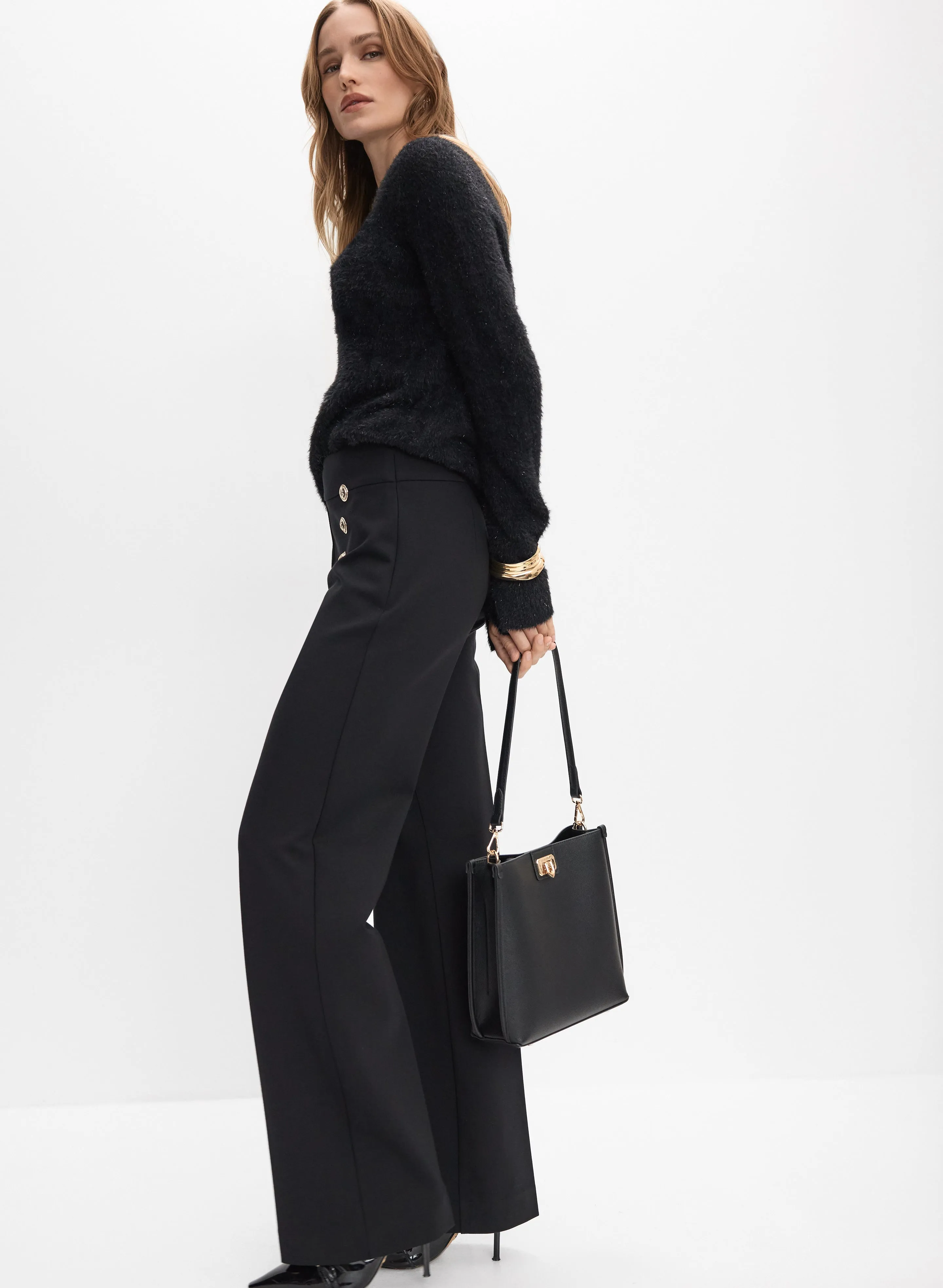 Soho Button Detail Pants sold by Melanie Lyne product image thumbnail 5