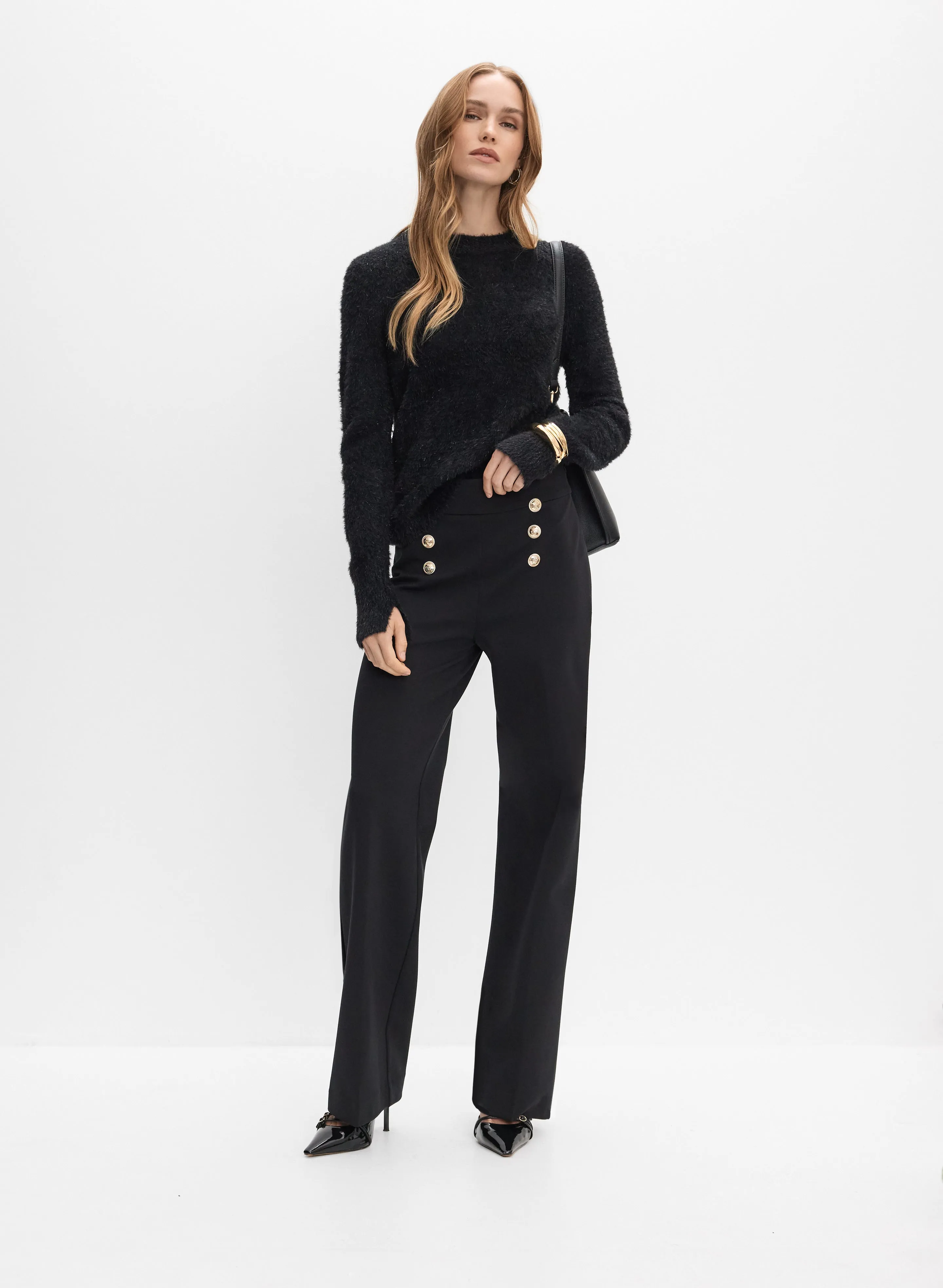 Soho Button Detail Pants sold by Melanie Lyne product image thumbnail 3