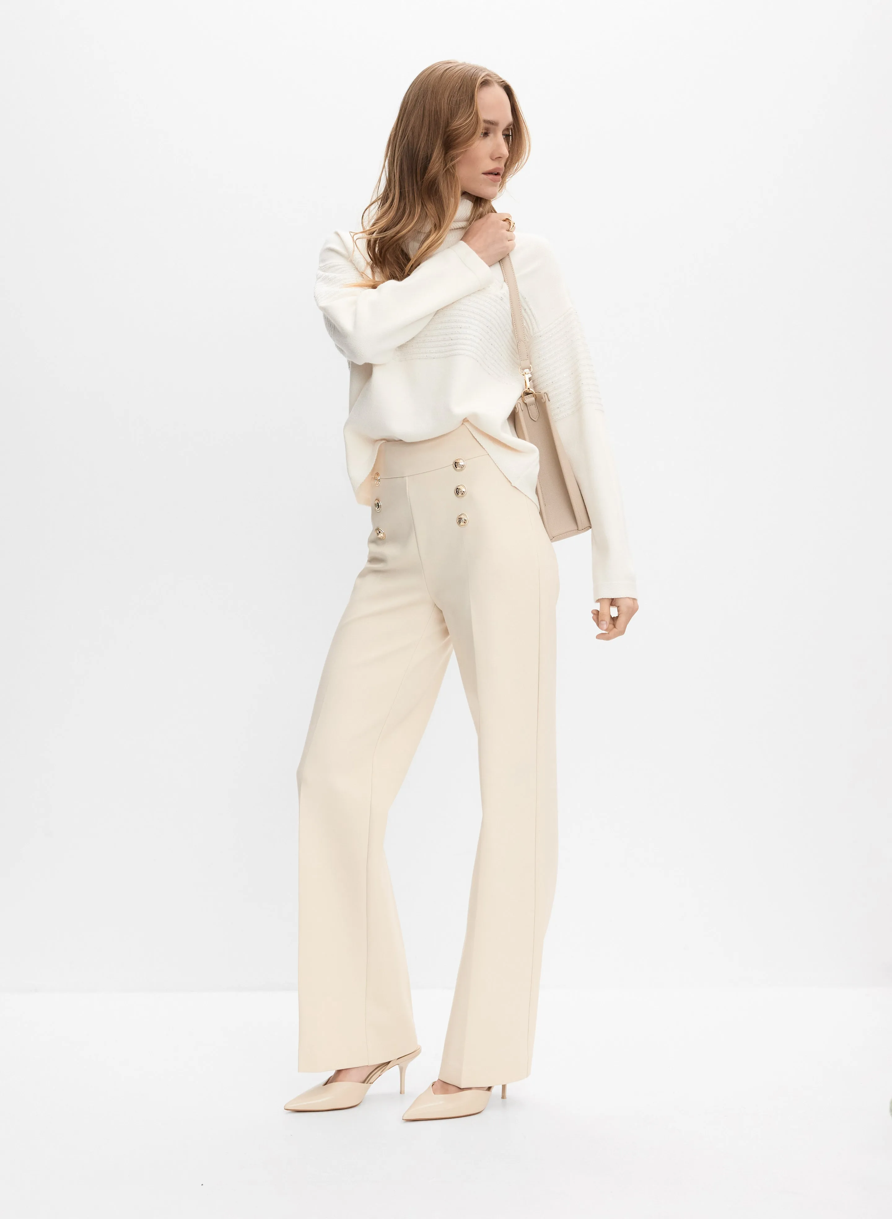 Soho Button Detail Pants sold by Melanie Lyne product image thumbnail 3