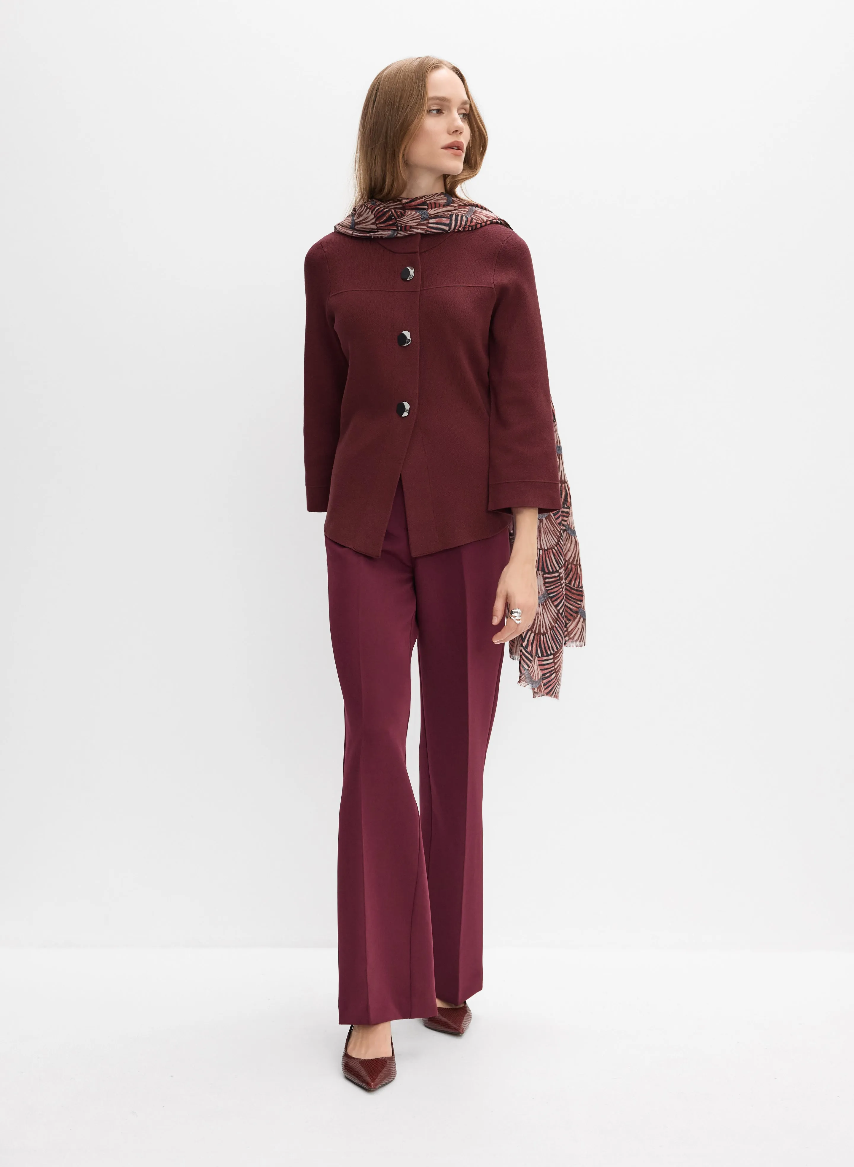 Stand Collar Cardigan sold by Melanie Lyne product image thumbnail 4