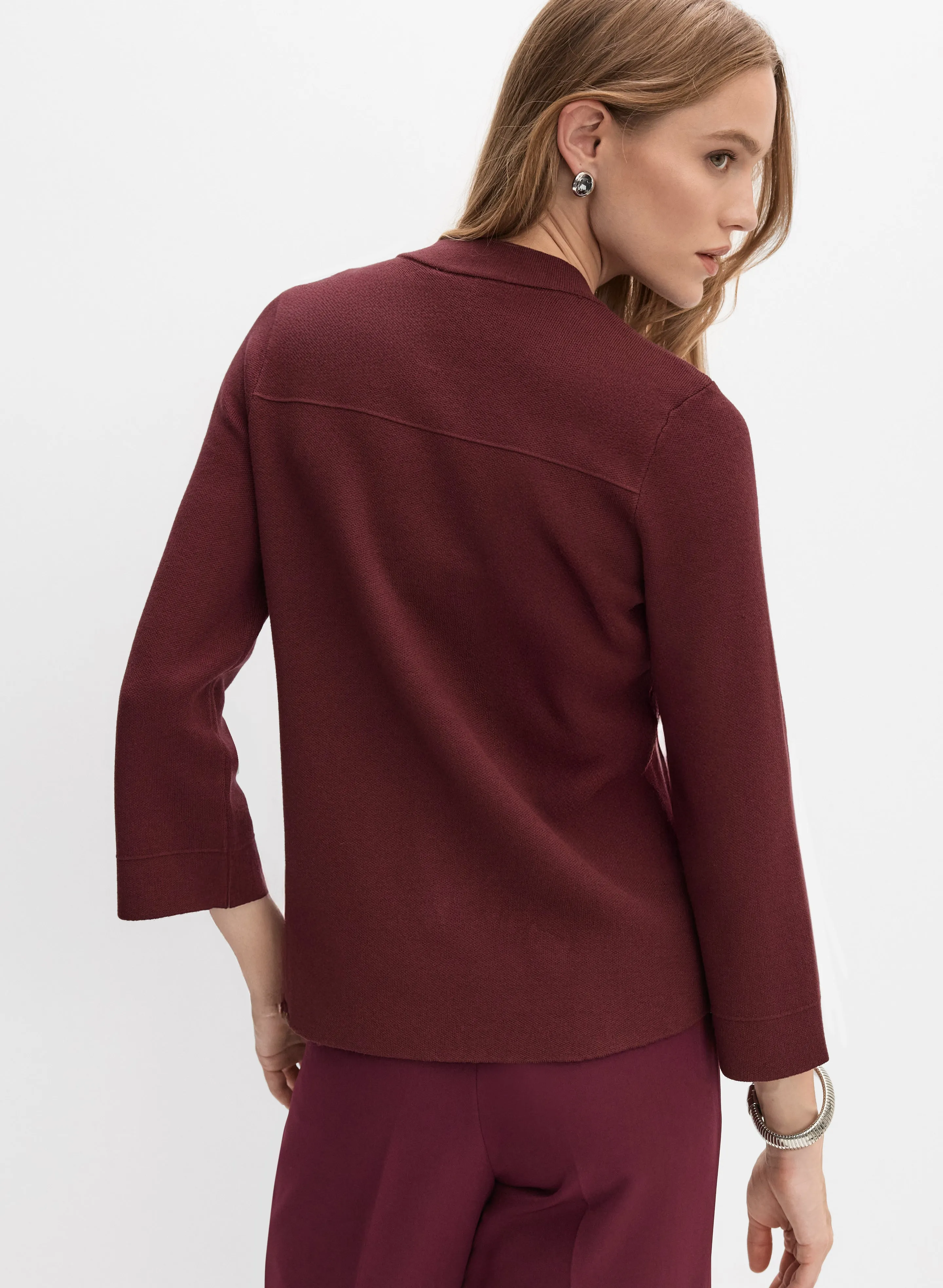 Stand Collar Cardigan sold by Melanie Lyne product image thumbnail 3