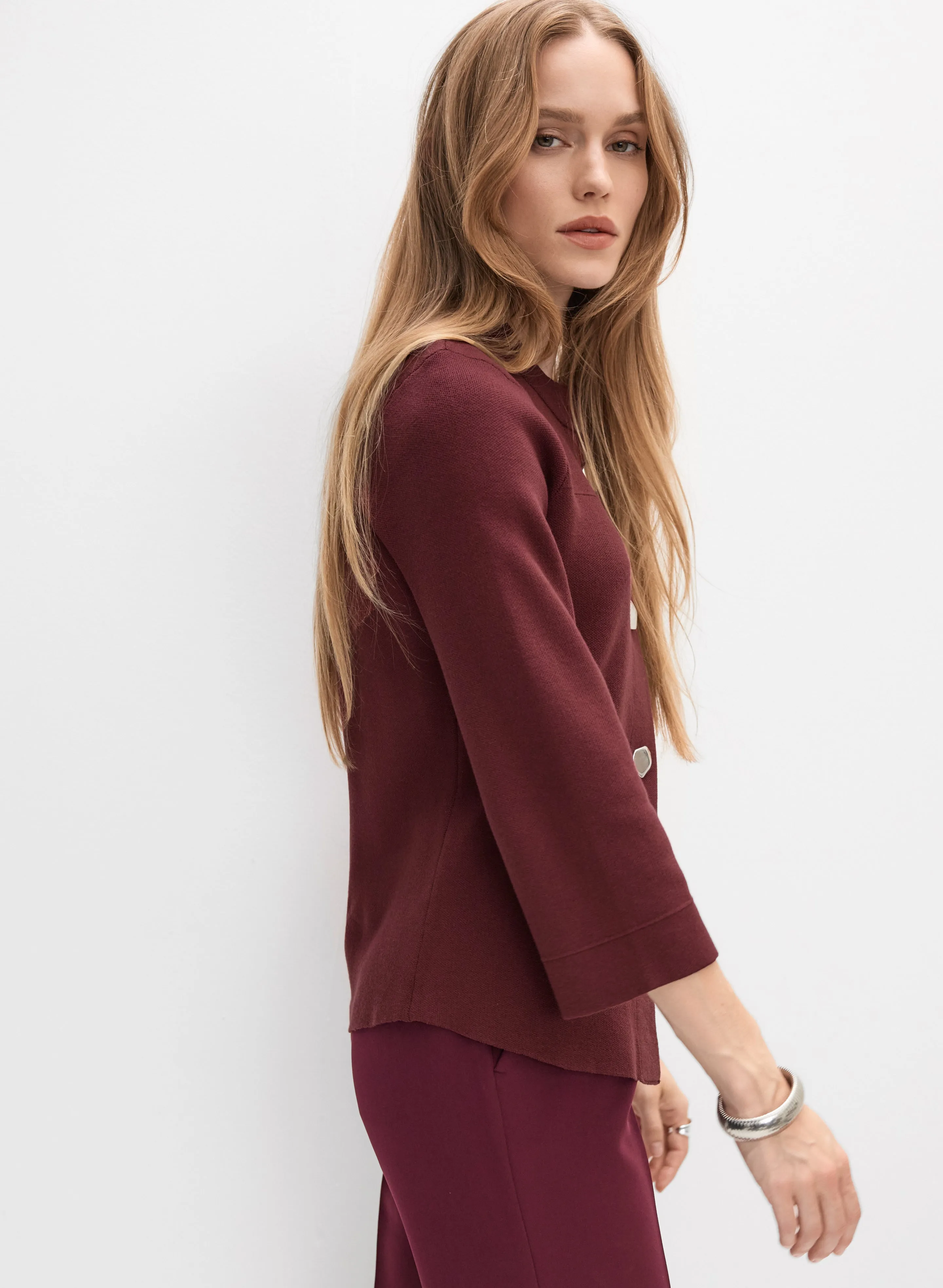 Stand Collar Cardigan sold by Melanie Lyne product image thumbnail 2