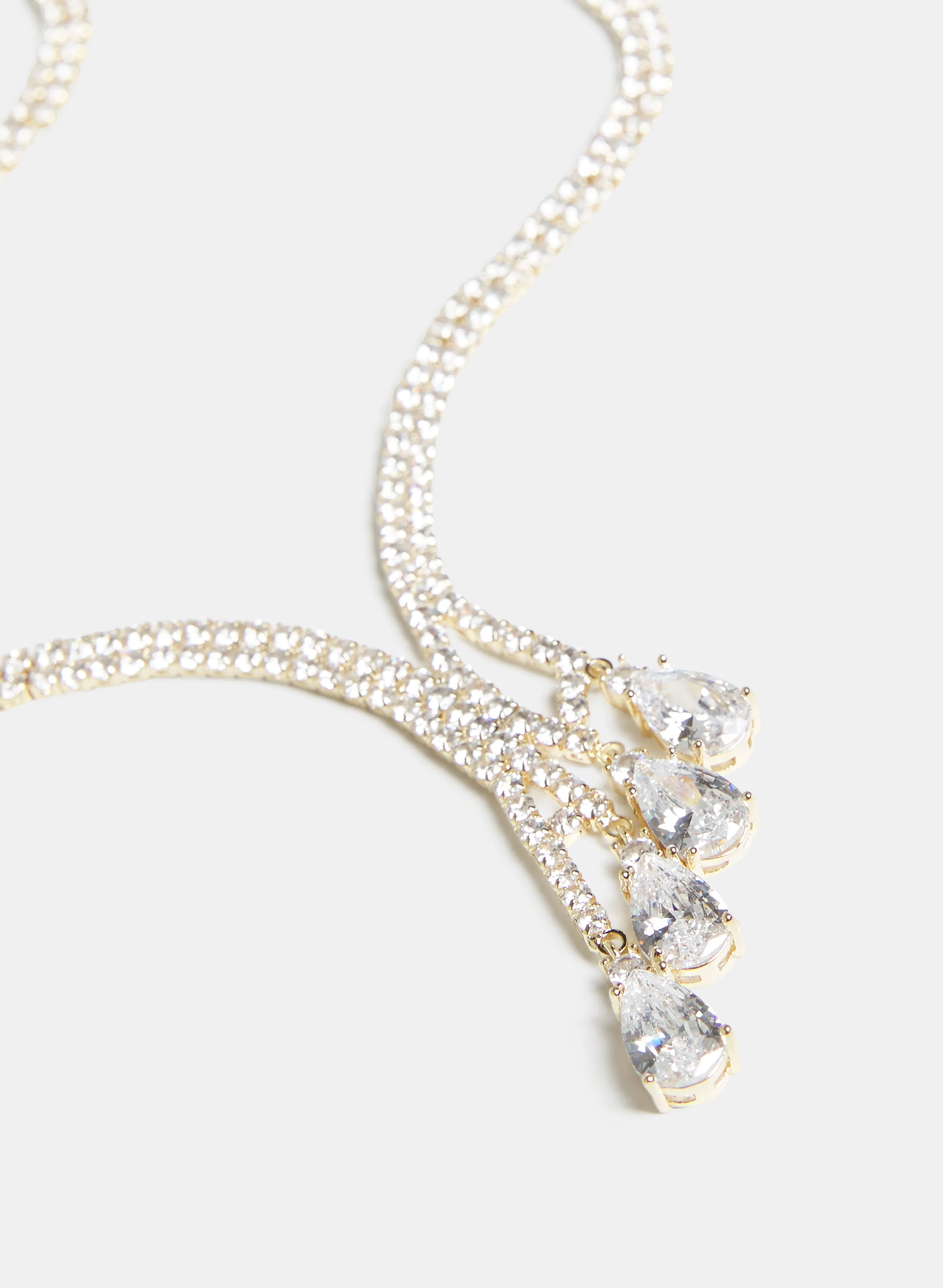 Teardrop Crystal Necklace sold by Melanie Lyne product image thumbnail 2