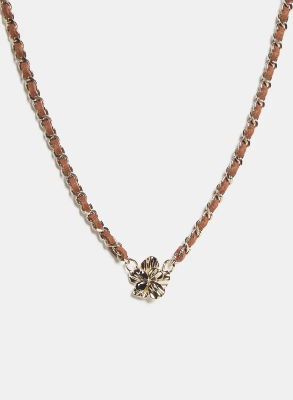 Vegan Leather Chain Necklace sold by Melanie Lyne