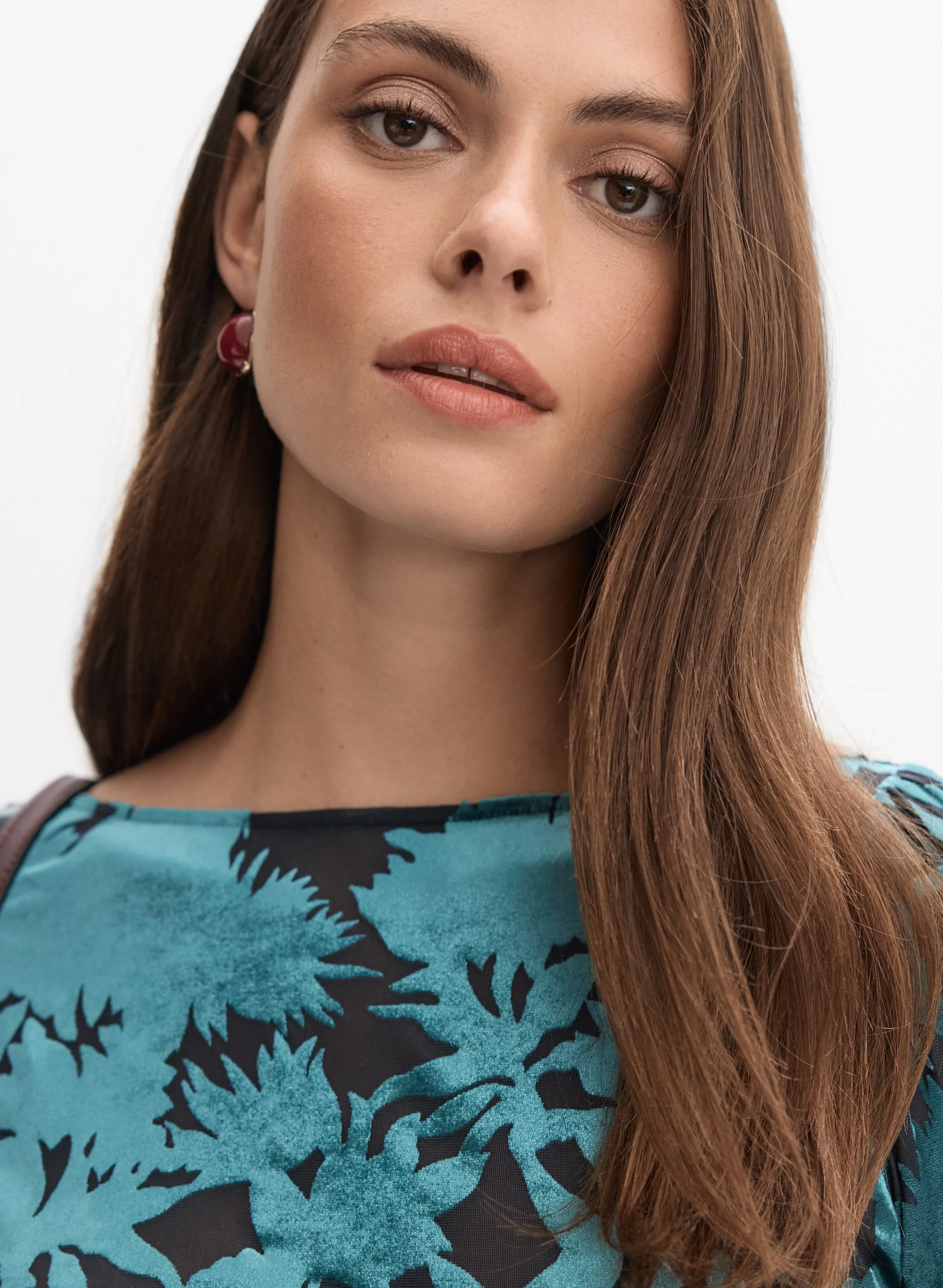 Velvet Burnout Blouse sold by Melanie Lyne product image thumbnail 5