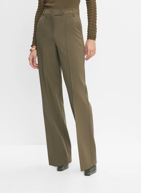 Pinched Seam Wide-Leg Trousers sold by Melanie Lyne