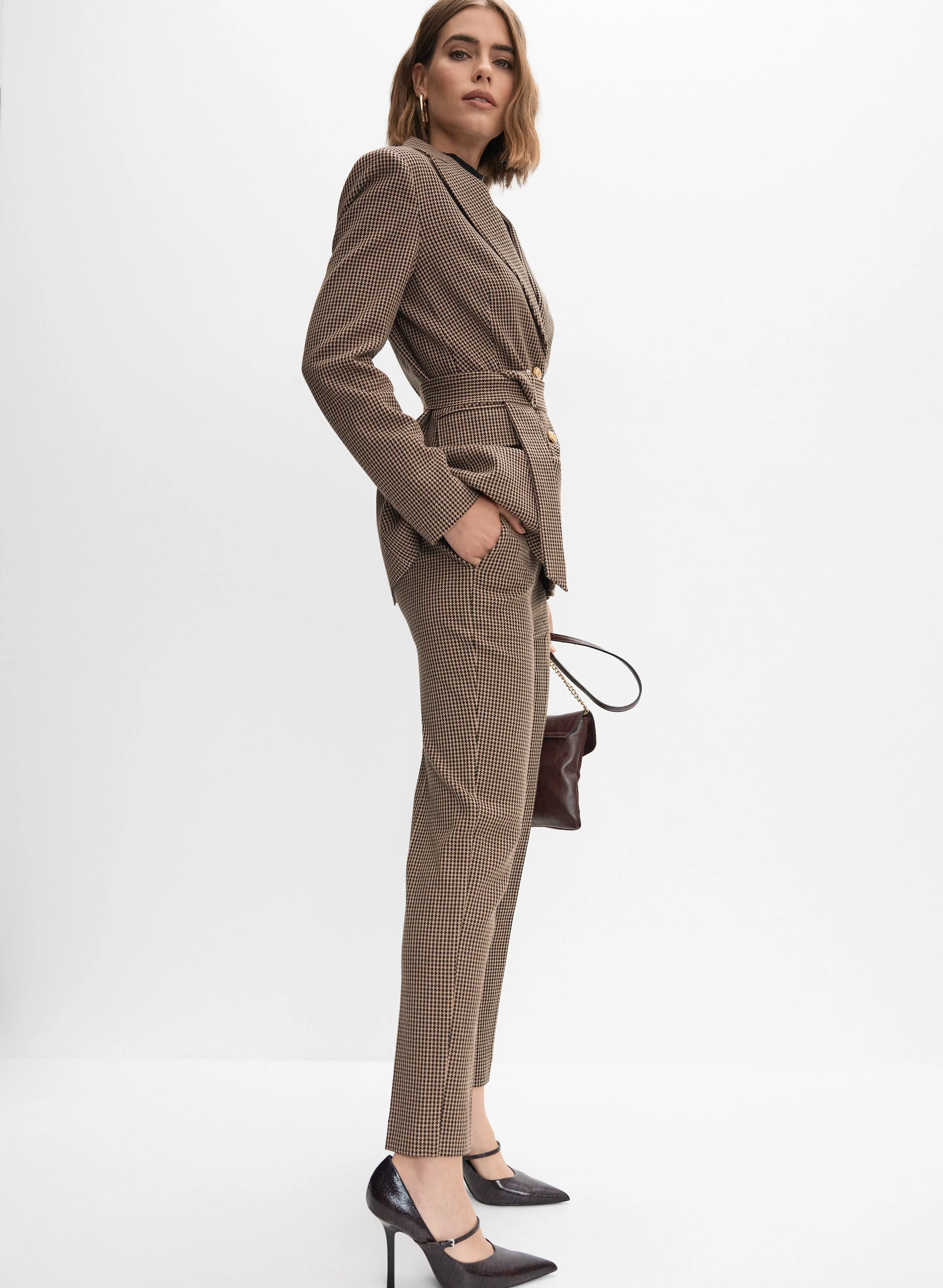 Giselle Houndstooth Pants sold by Melanie Lyne product image thumbnail 2