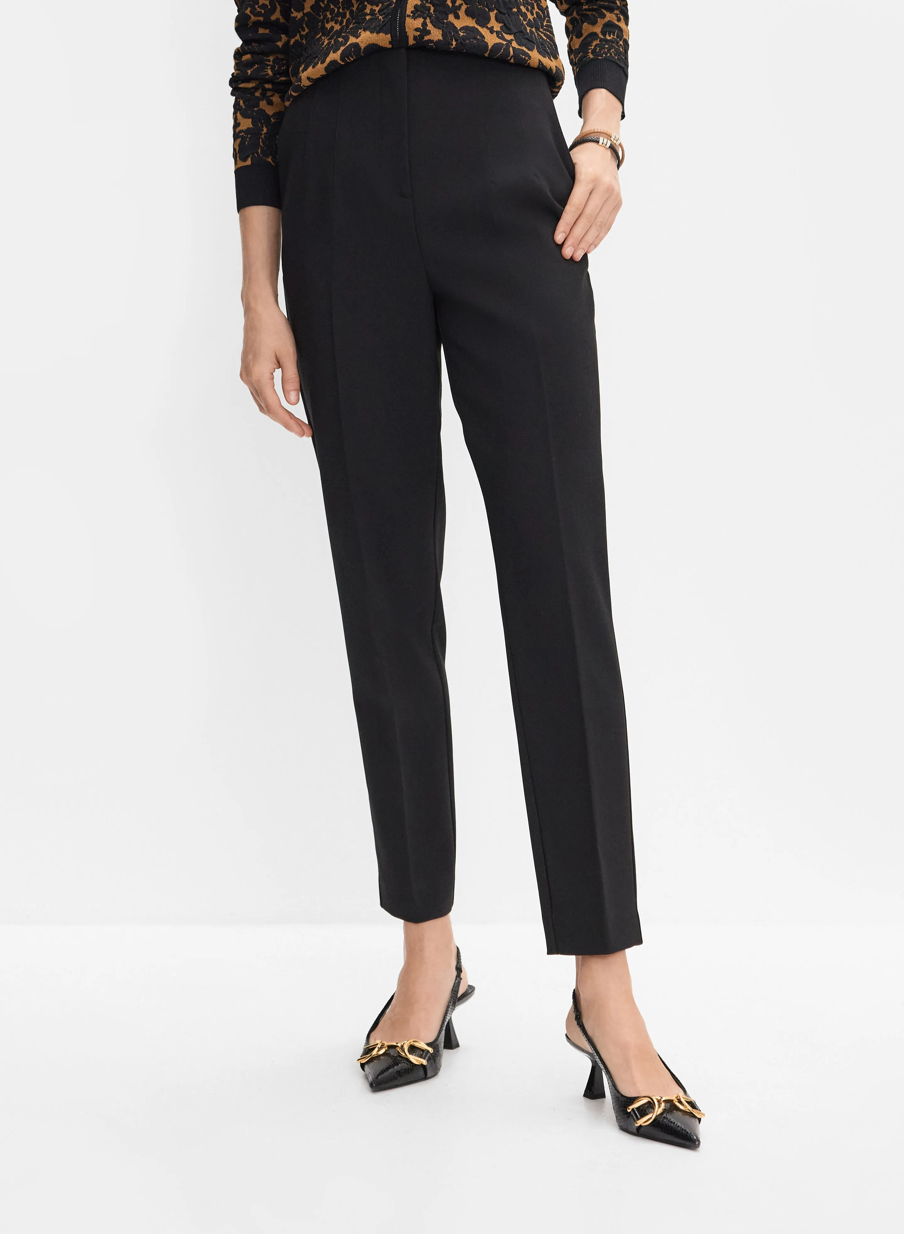 Juliette Slim-Leg Pants sold by Melanie Lyne