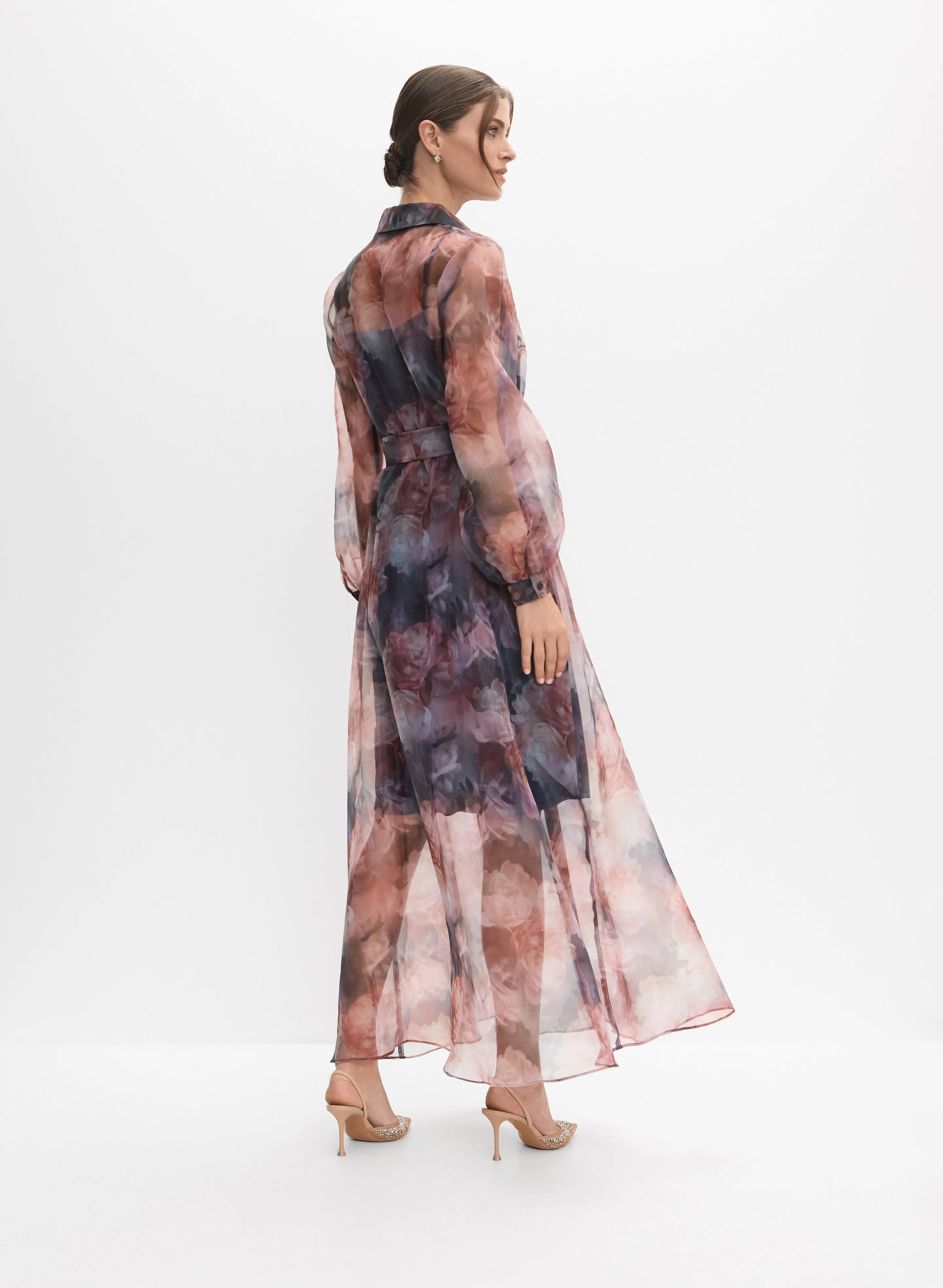 Printed Organza Dress sold by Melanie Lyne product image thumbnail 4