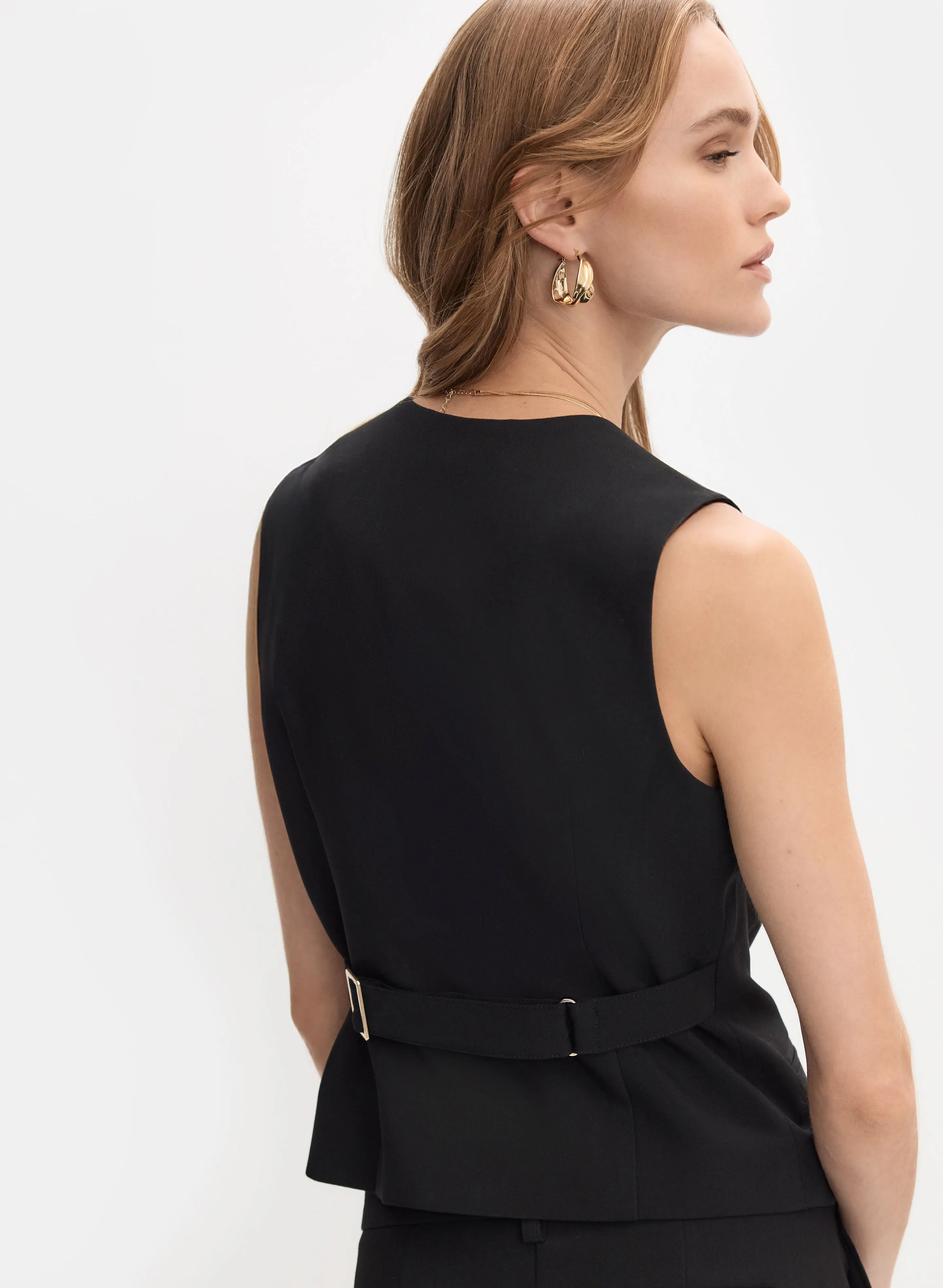 Embossed Button Vest sold by Melanie Lyne product image thumbnail 4